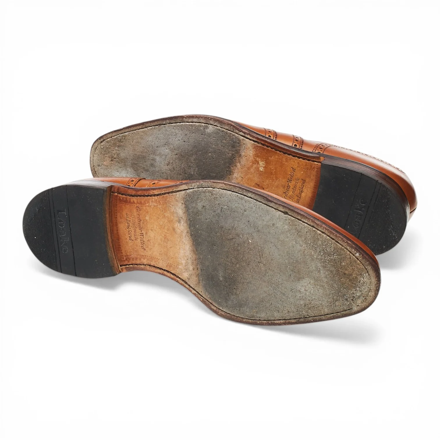 'Pembroke' Tan Brown Leather Oxford Brogues UK 10.5 G - Image 5