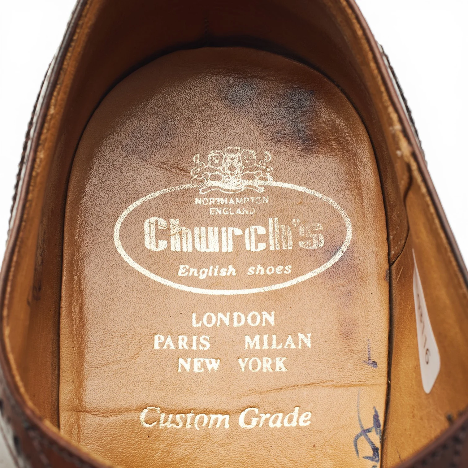'Perth' Brown Leather Oxford Brogues UK 9 F - Image 6