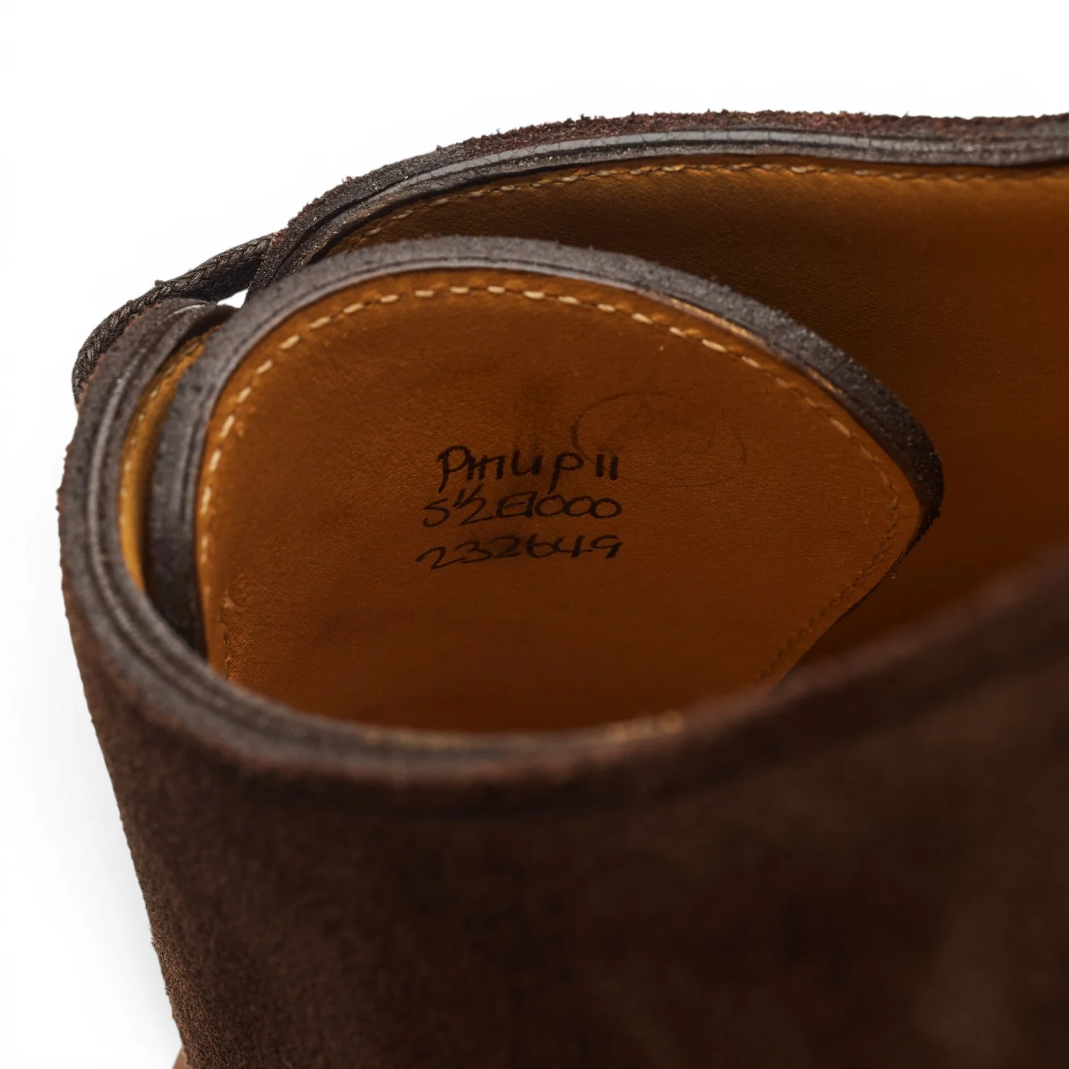 'Philip II' Dark Brown Suede Oxford UK 5.5 E - Image 7