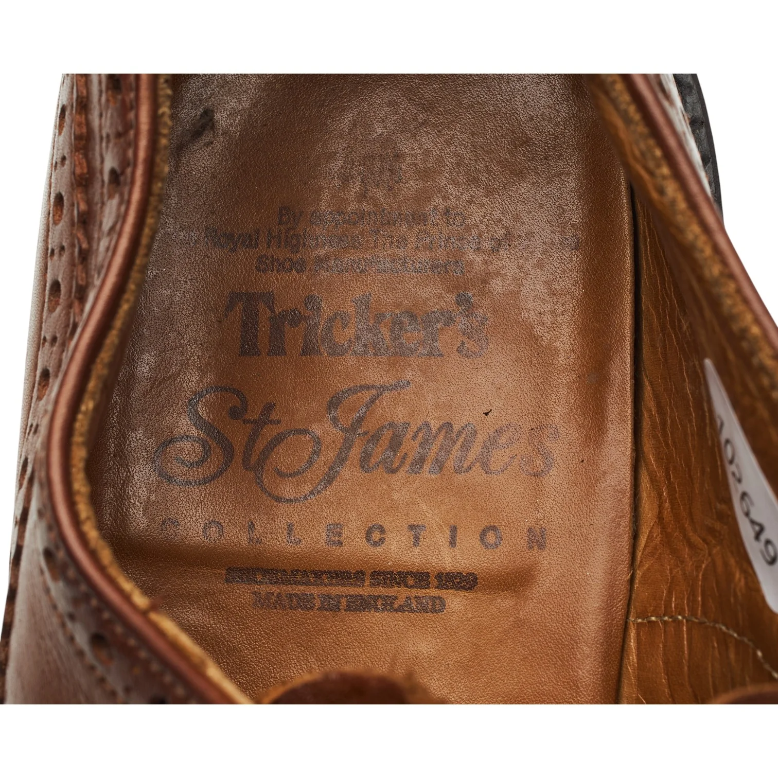 'Phillip' Brown Leather Derby Brogues UK 7 - Image 6