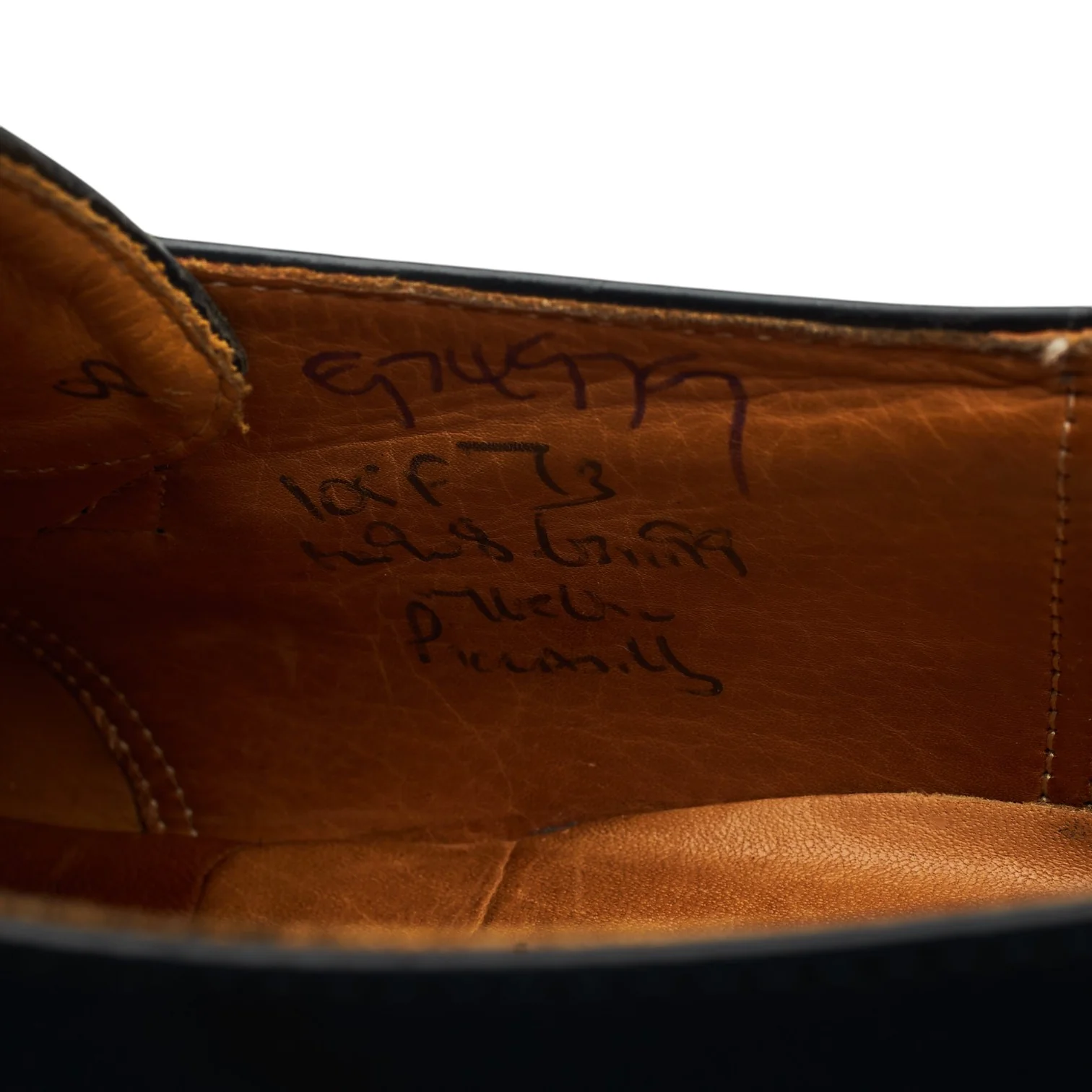 'Piccadilly' Black Leather Brogue Monk Strap UK 10.5 F - Image 7