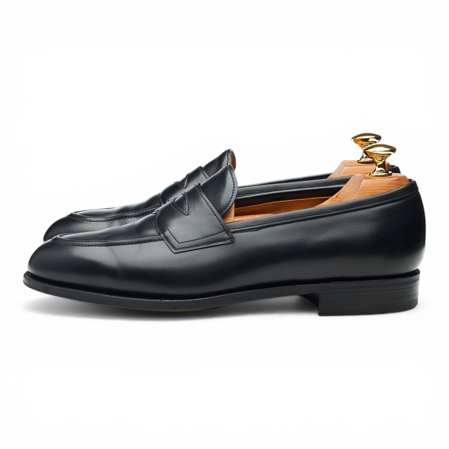 'Piccadilly' Black Leather Loafers UK 6.5 F - Image 3
