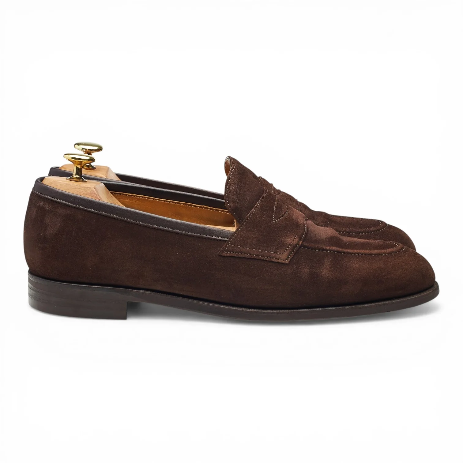 'Piccadilly' Brown Suede Loafers UK 8.5 E