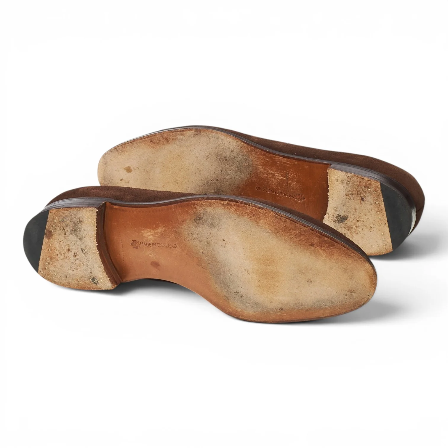 'Piccadilly' Dark Brown Suede Loafers UK 10.5 E - Image 6