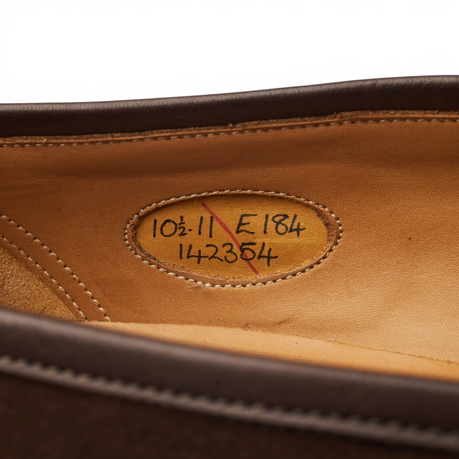 'Piccadilly' Dark Brown Suede Loafers UK 10.5 E - Image 8