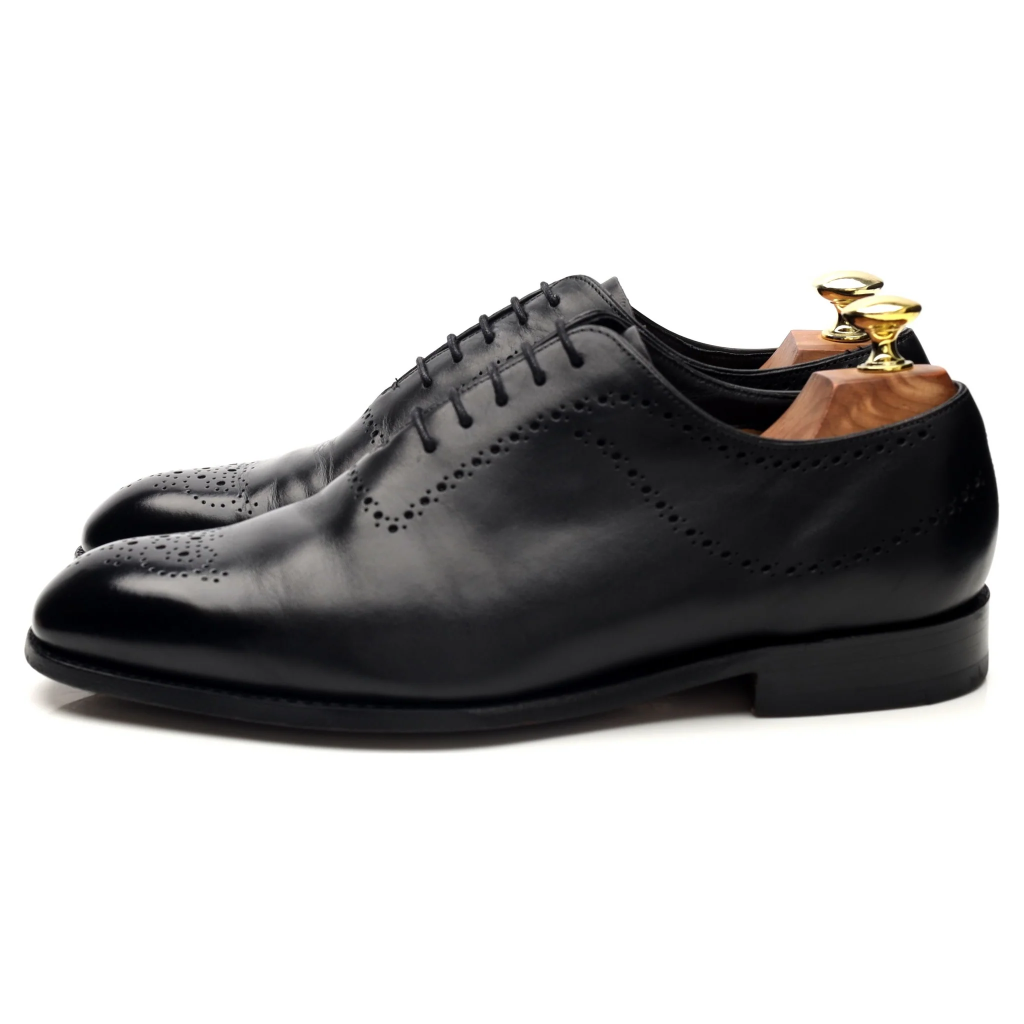 'Plymouth' Black Leather Oxford UK 7.5 FX - Image 3