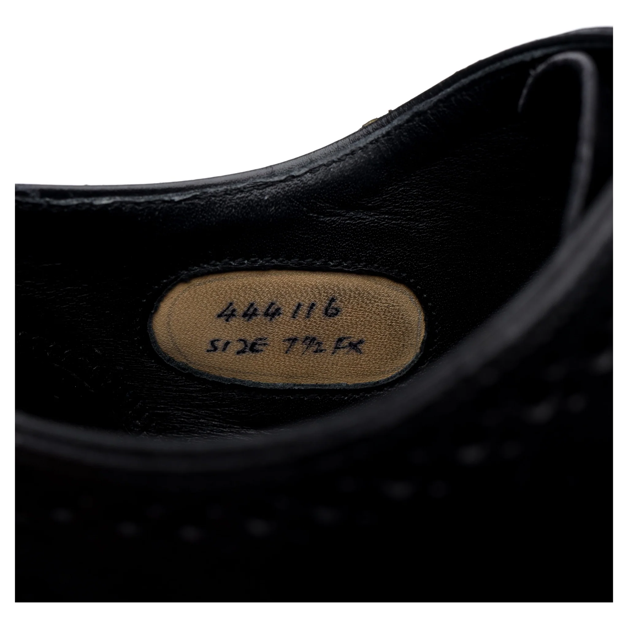 'Plymouth' Black Leather Oxford UK 7.5 FX - Image 13
