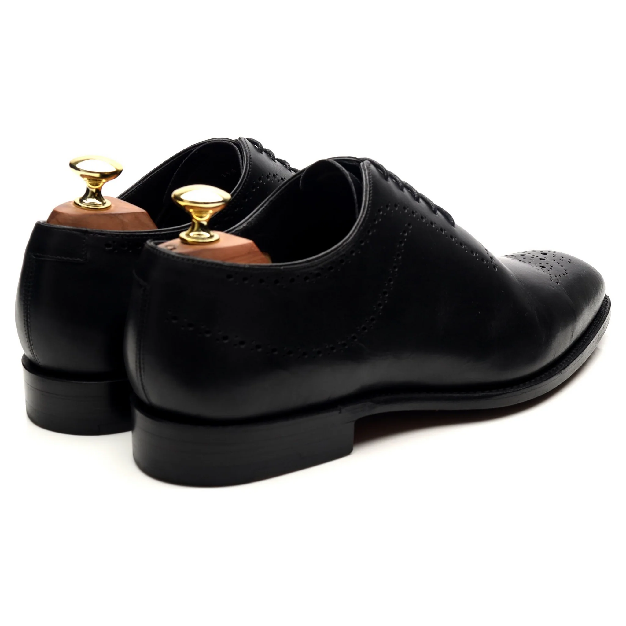 'Plymouth' Black Leather Oxford UK 7.5 FX - Image 5