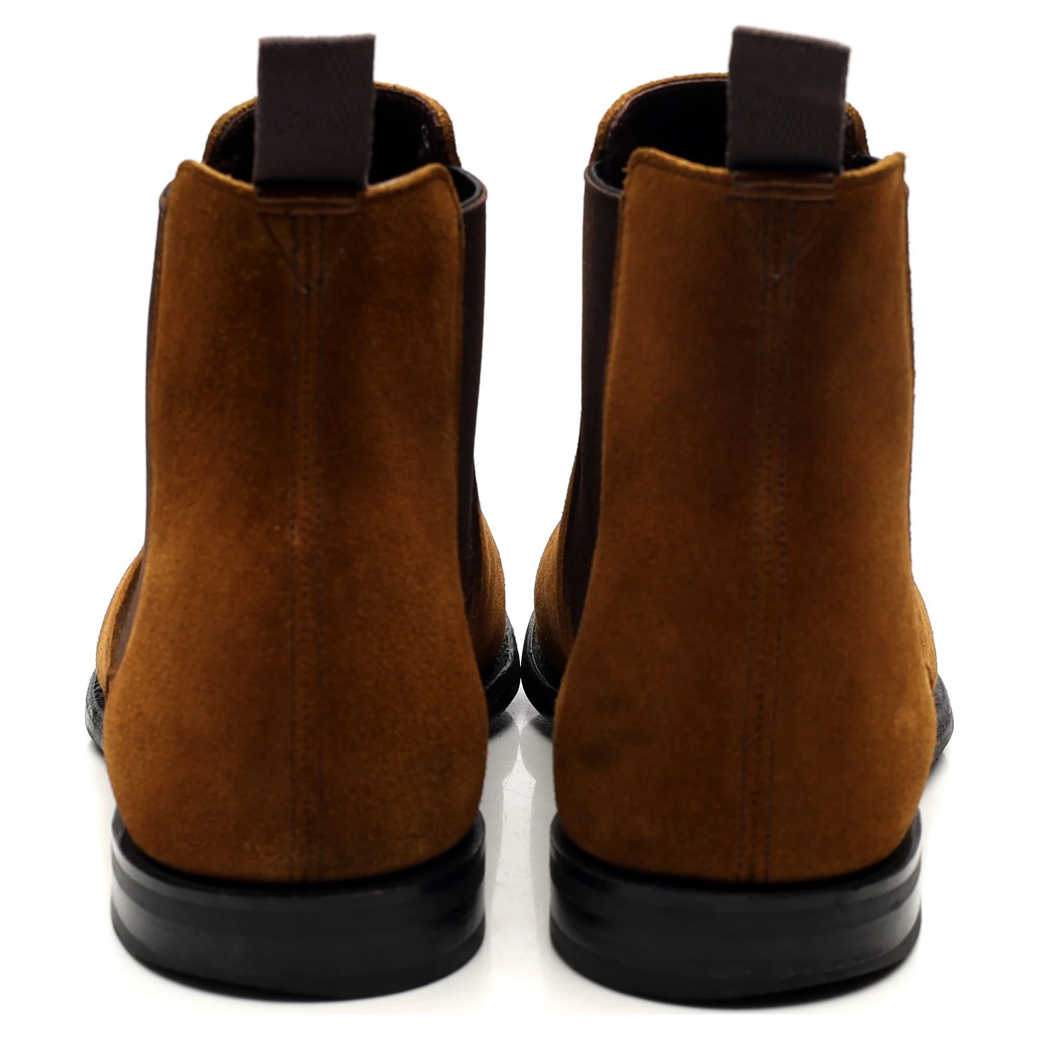 'Prenton' Sand Suede Chelsea Boots UK 9 G - Image 4