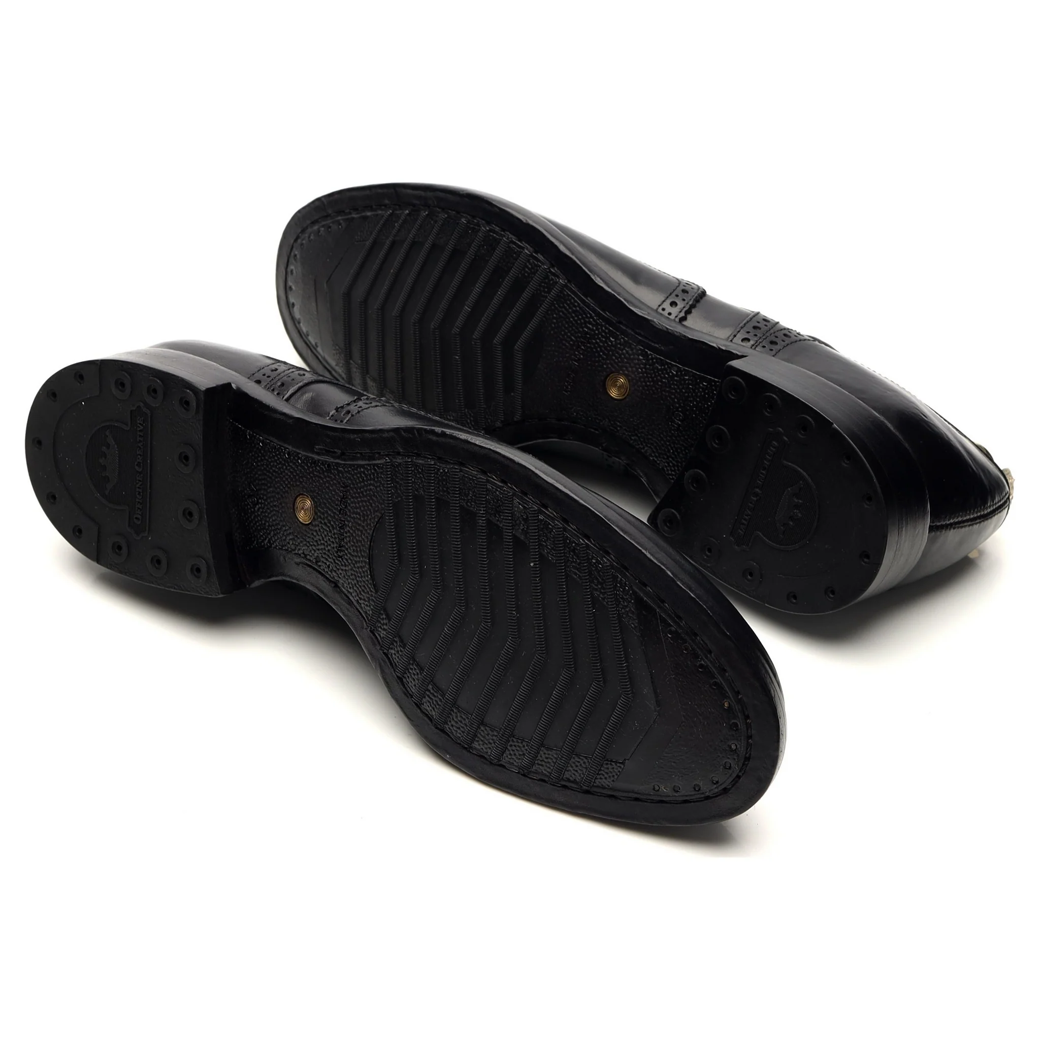 'Princeton 039' Black Leather Derby Brogues UK 6 EU 40 - Image 5