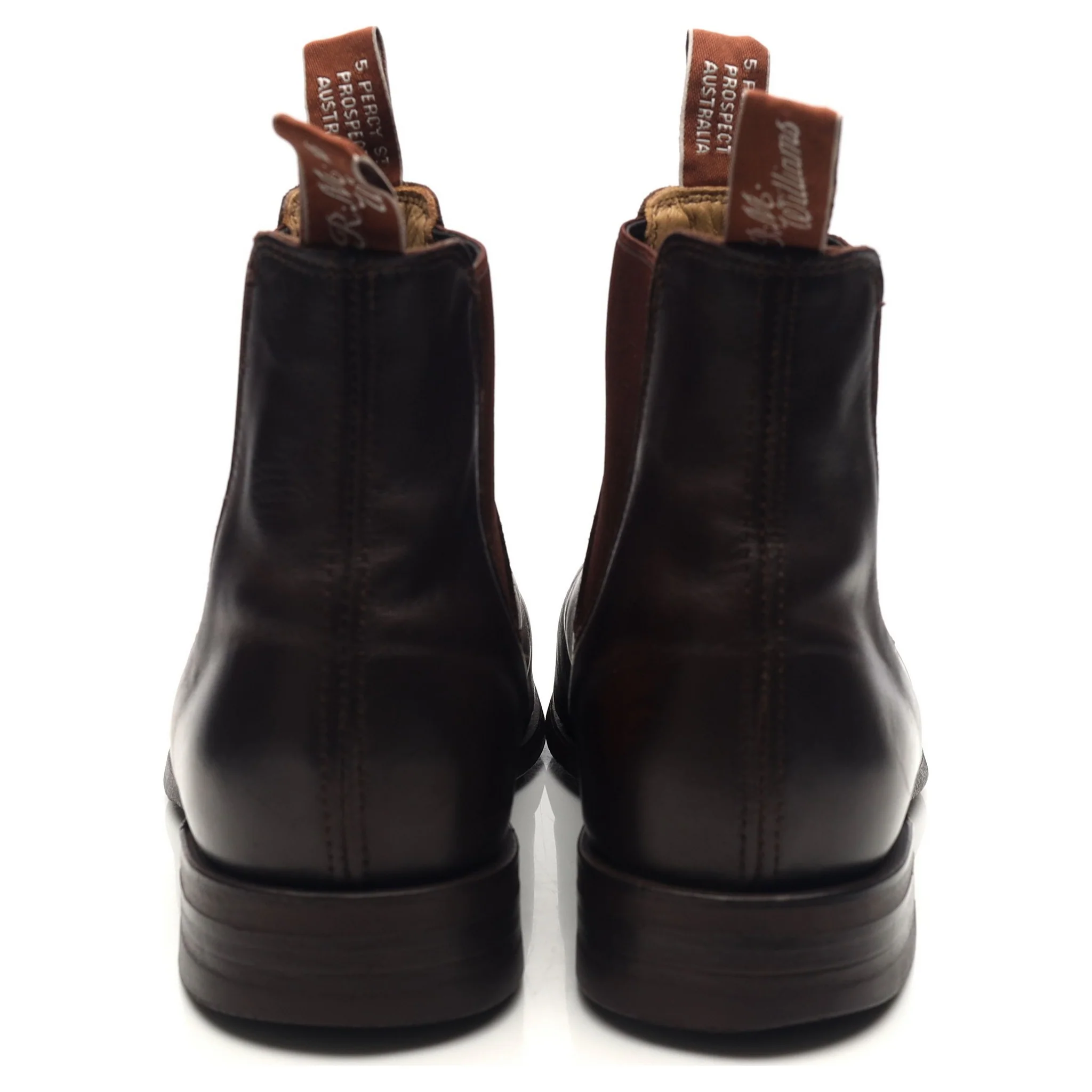 'Comfort Craftsmen' Dark Brown Leather Chelsea Boots UK 11 H - Image 4