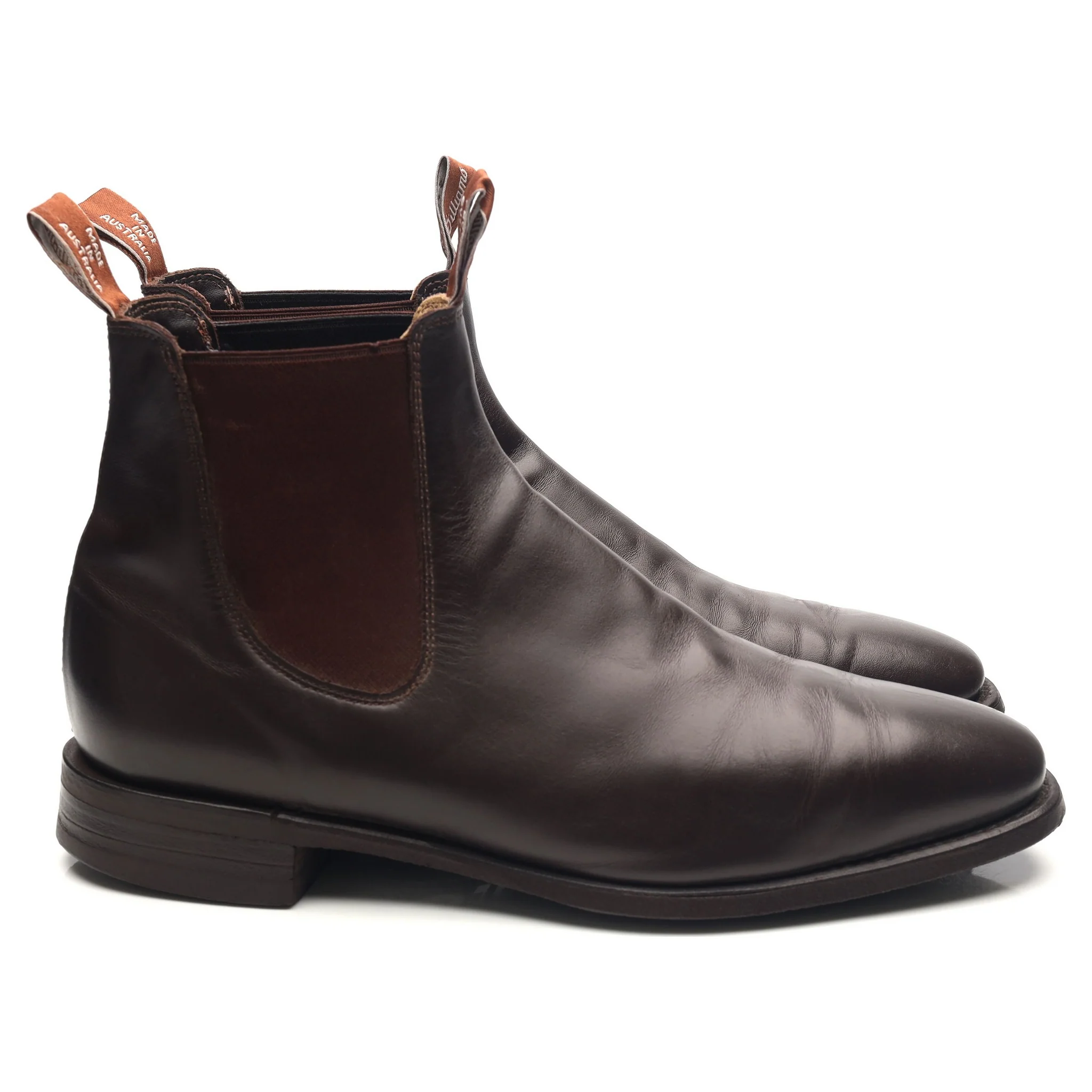 'Comfort Craftsmen' Dark Brown Leather Chelsea Boots UK 11 H - Image 6