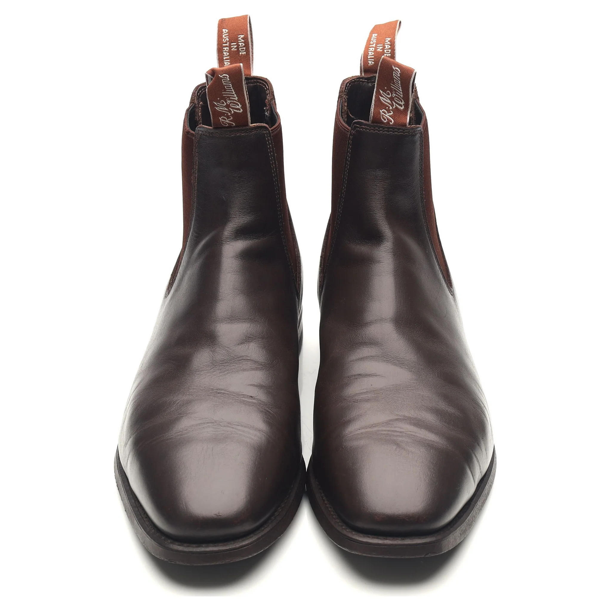 'Comfort Craftsmen' Dark Brown Leather Chelsea Boots UK 11 H - Image 9