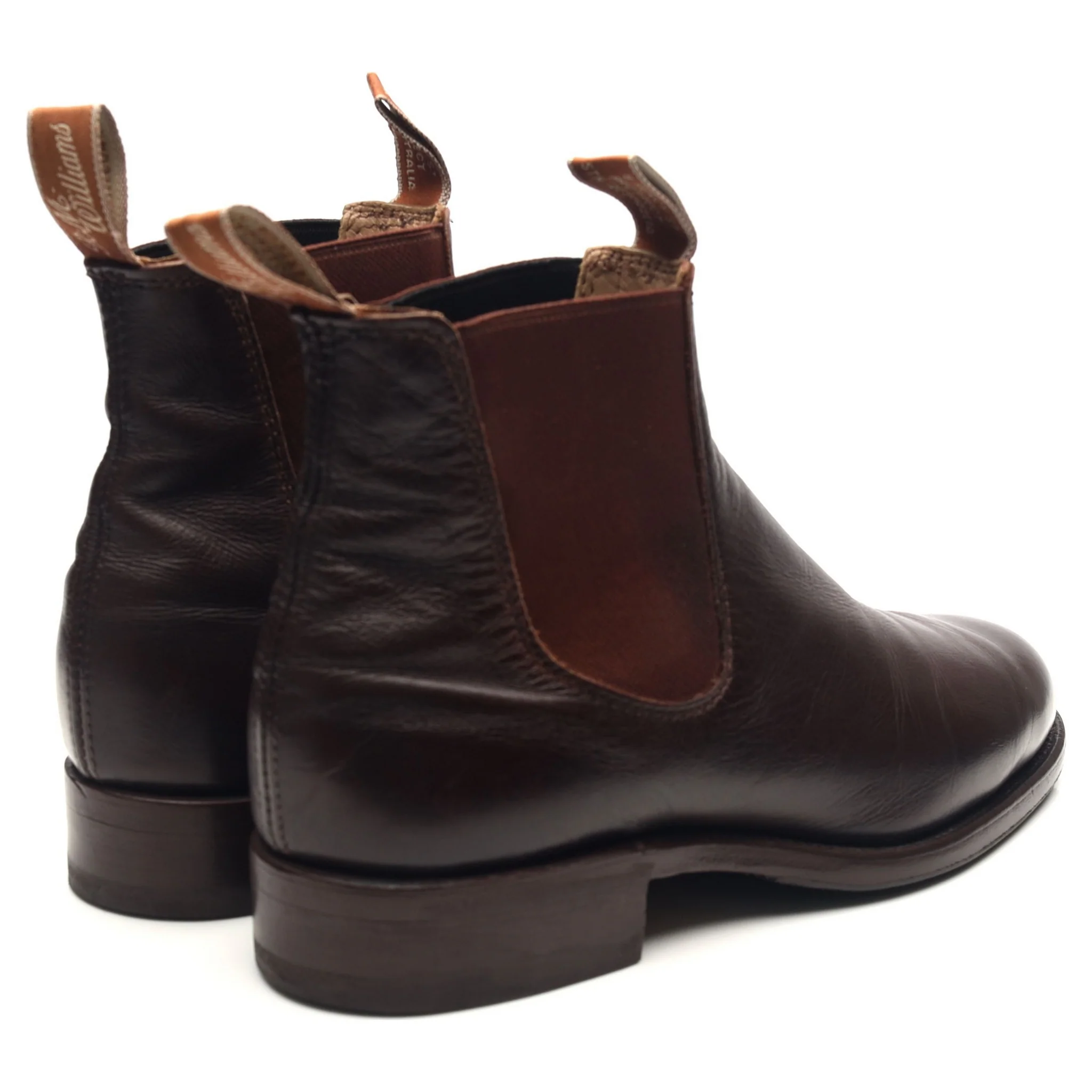 'Comfort Turnout' Dark Brown Leather Chelsea Boots UK 8 G - Image 5
