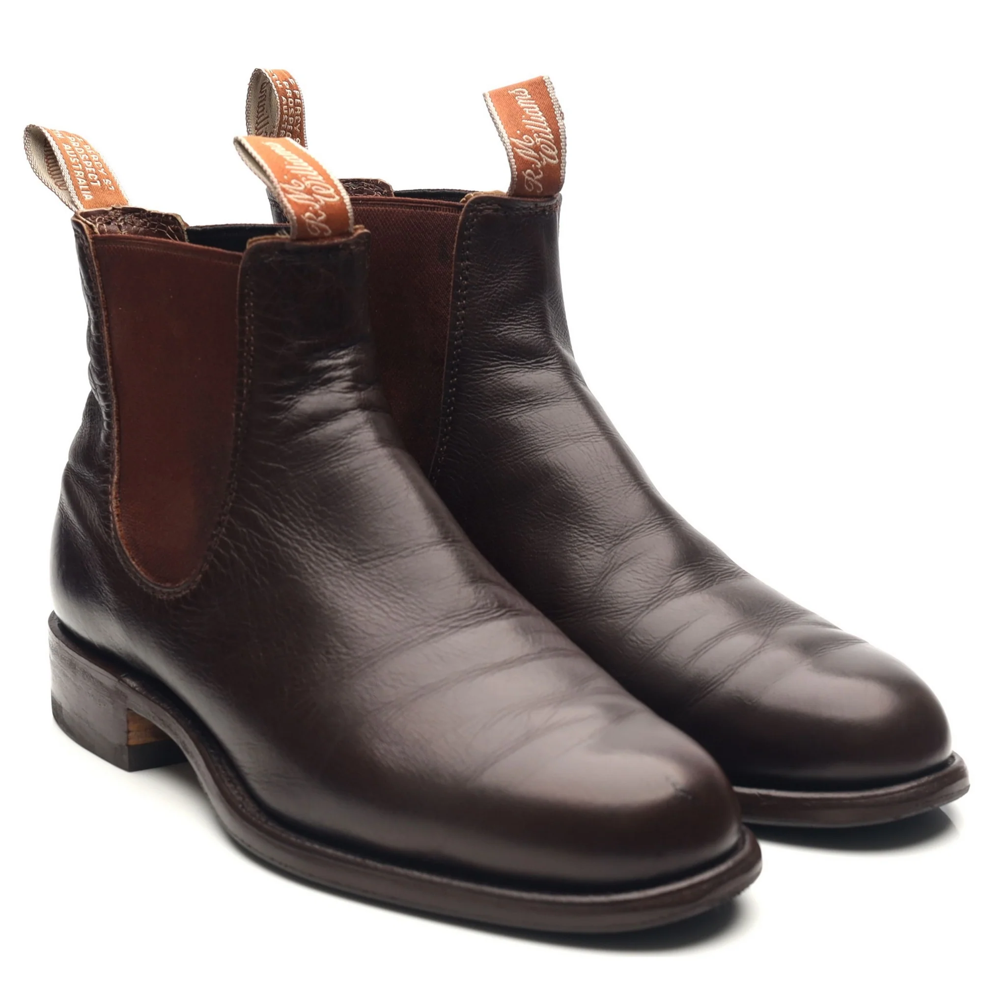 'Comfort Turnout' Dark Brown Leather Chelsea Boots UK 8 G - Image 7