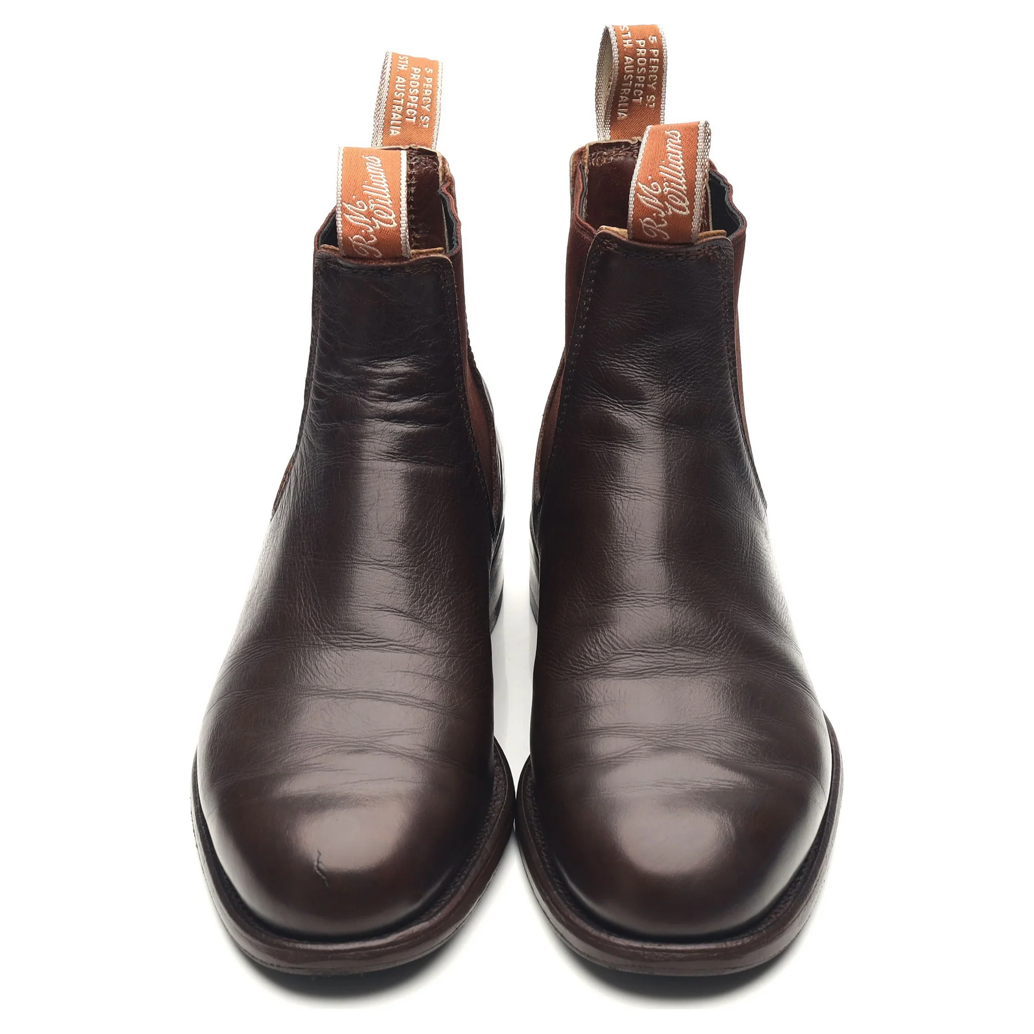 'Comfort Turnout' Dark Brown Leather Chelsea Boots UK 8 G - Image 9