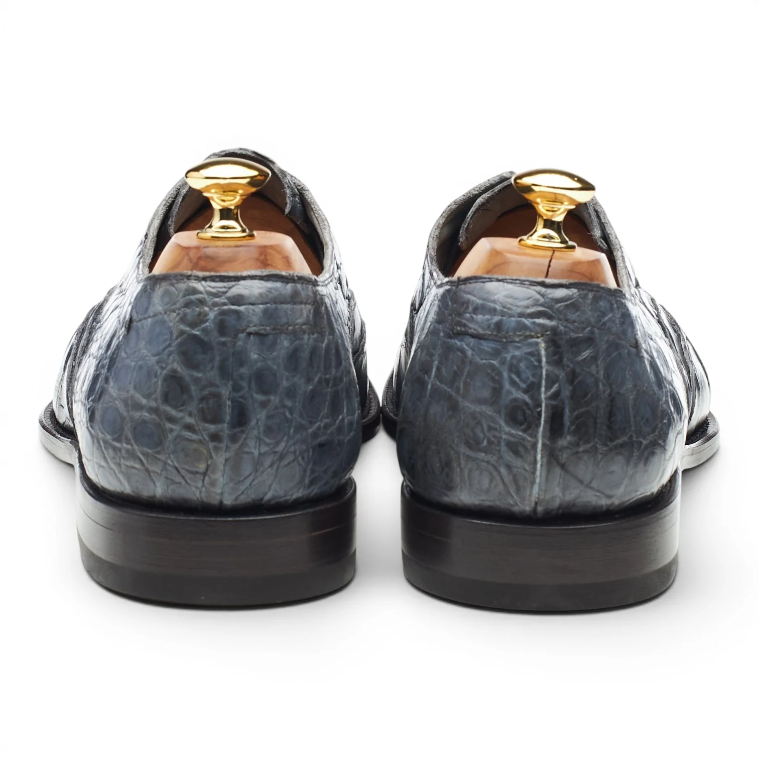 Raparo Blue Alligator Leather Oxford UK 12 EU 46 - Image 4