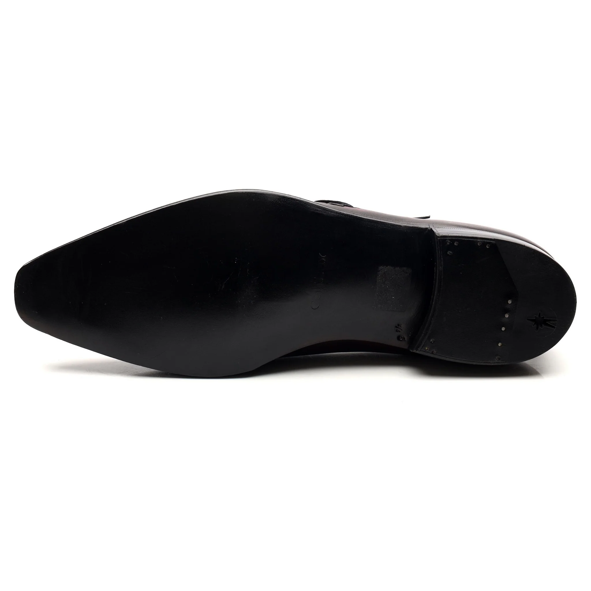 'Lateral Lace' Black Red Leather Oxford UK 8.5 E - Image 10