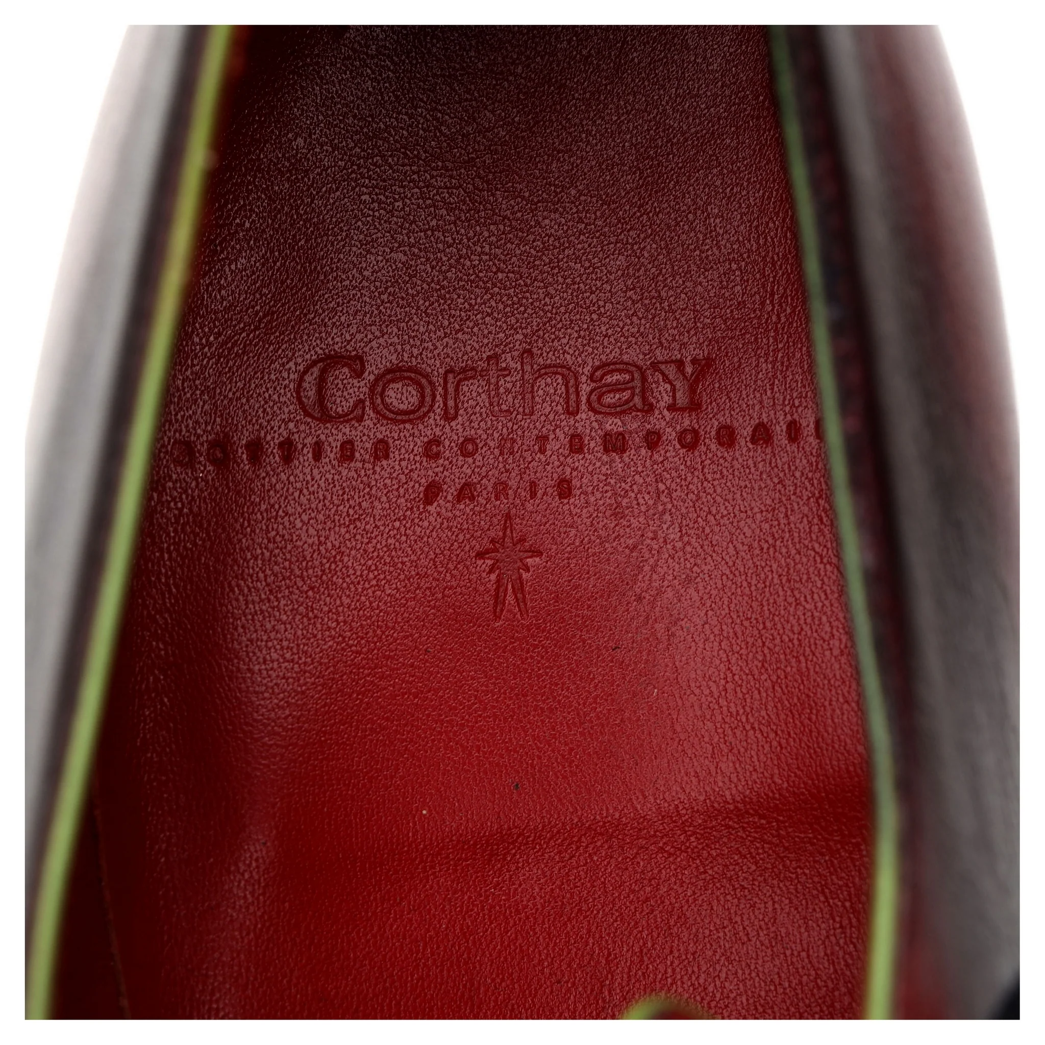 'Lateral Lace' Black Red Leather Oxford UK 8.5 E - Image 12