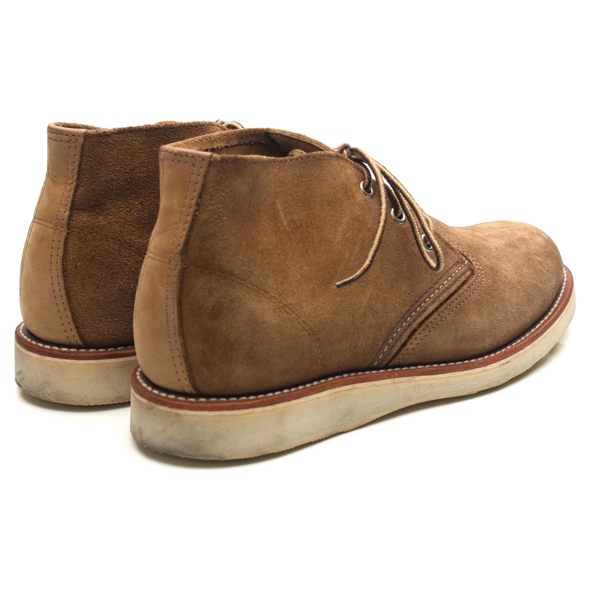 '3149' Olive Brown Suede Chukka Boots UK 9 US 10 - Image 5