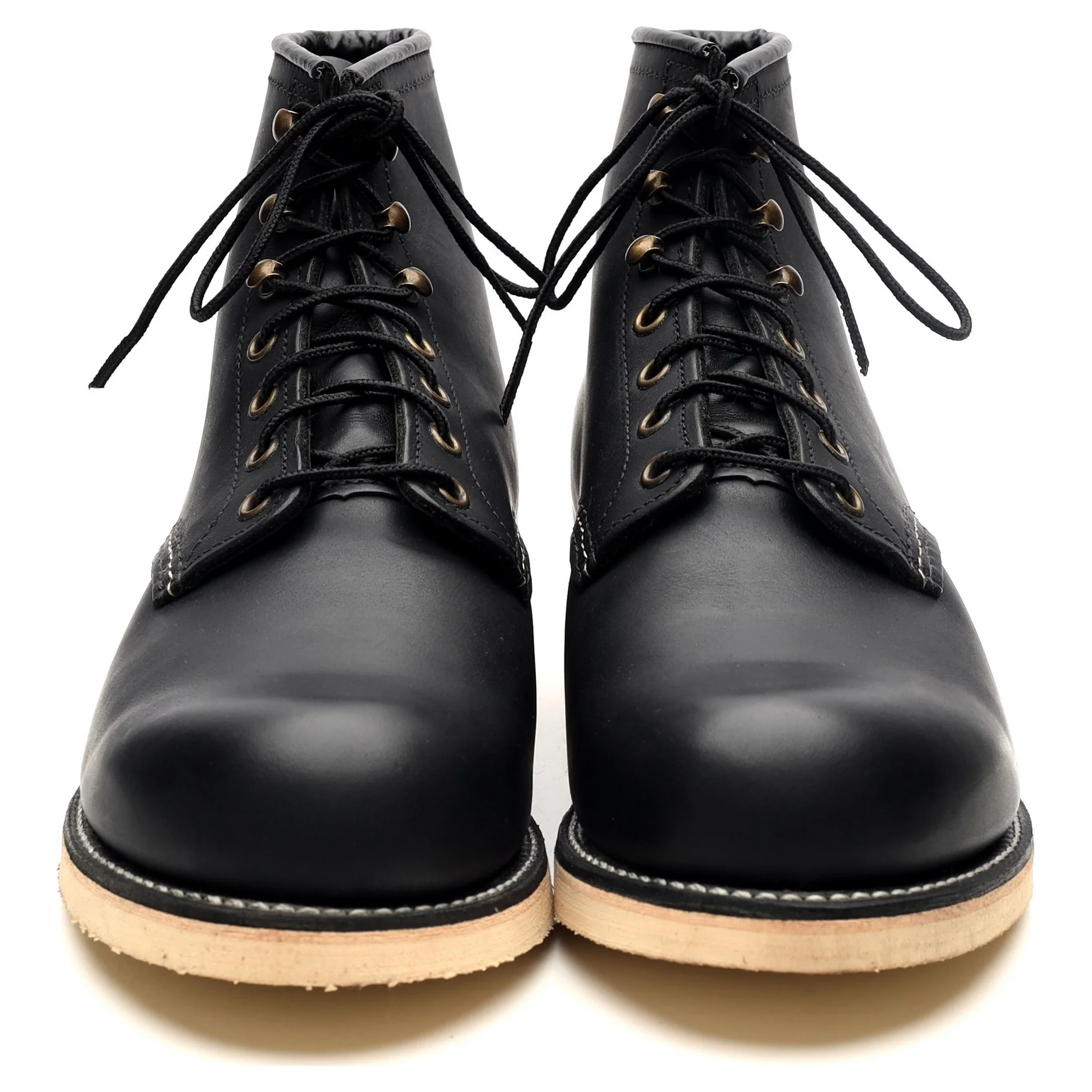 '2951' Black Leather Rover Boots UK 9.5 US 10.5 - Image 8