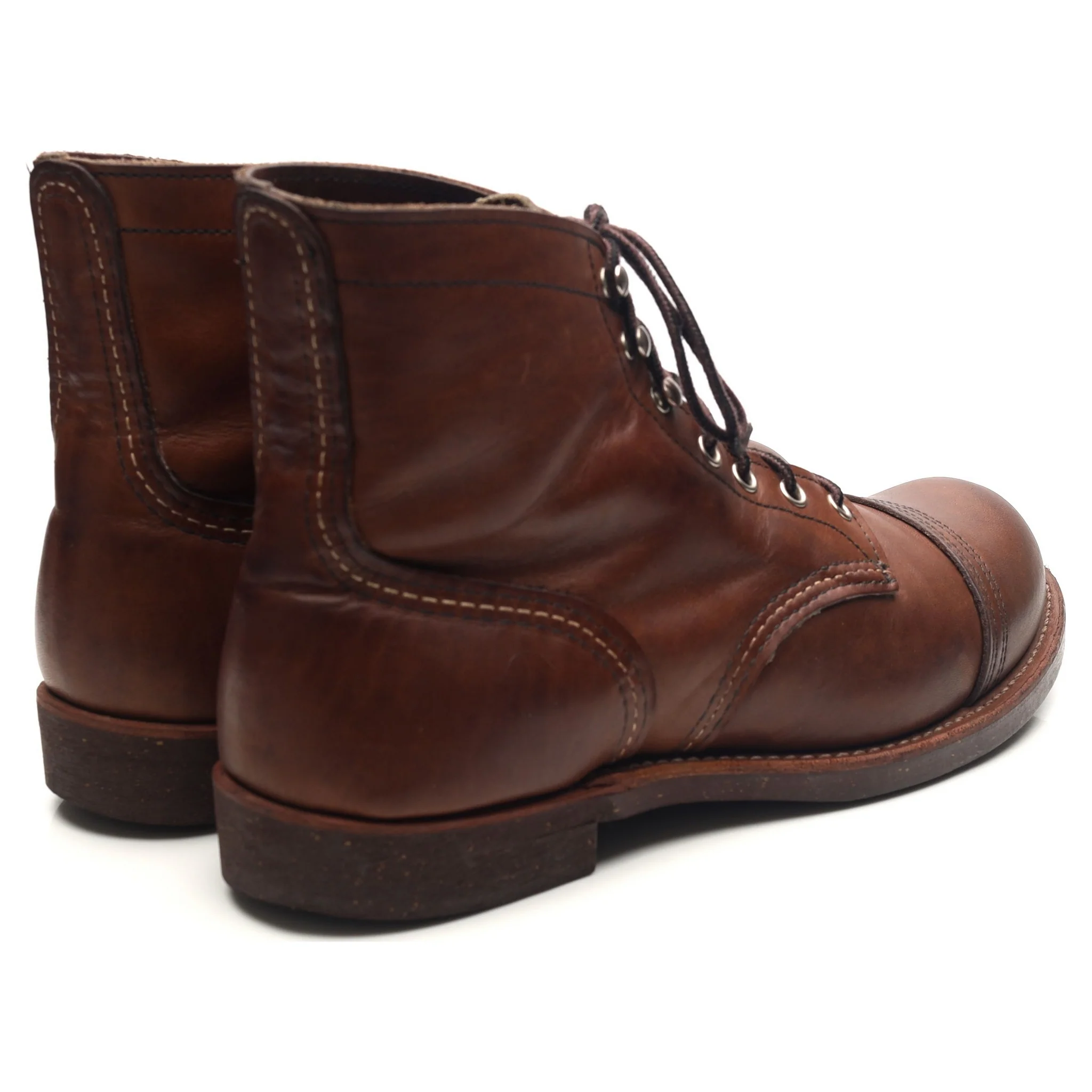 '8111' Brown Leather Iron Ranger Boots UK 9 US 10 - Image 5