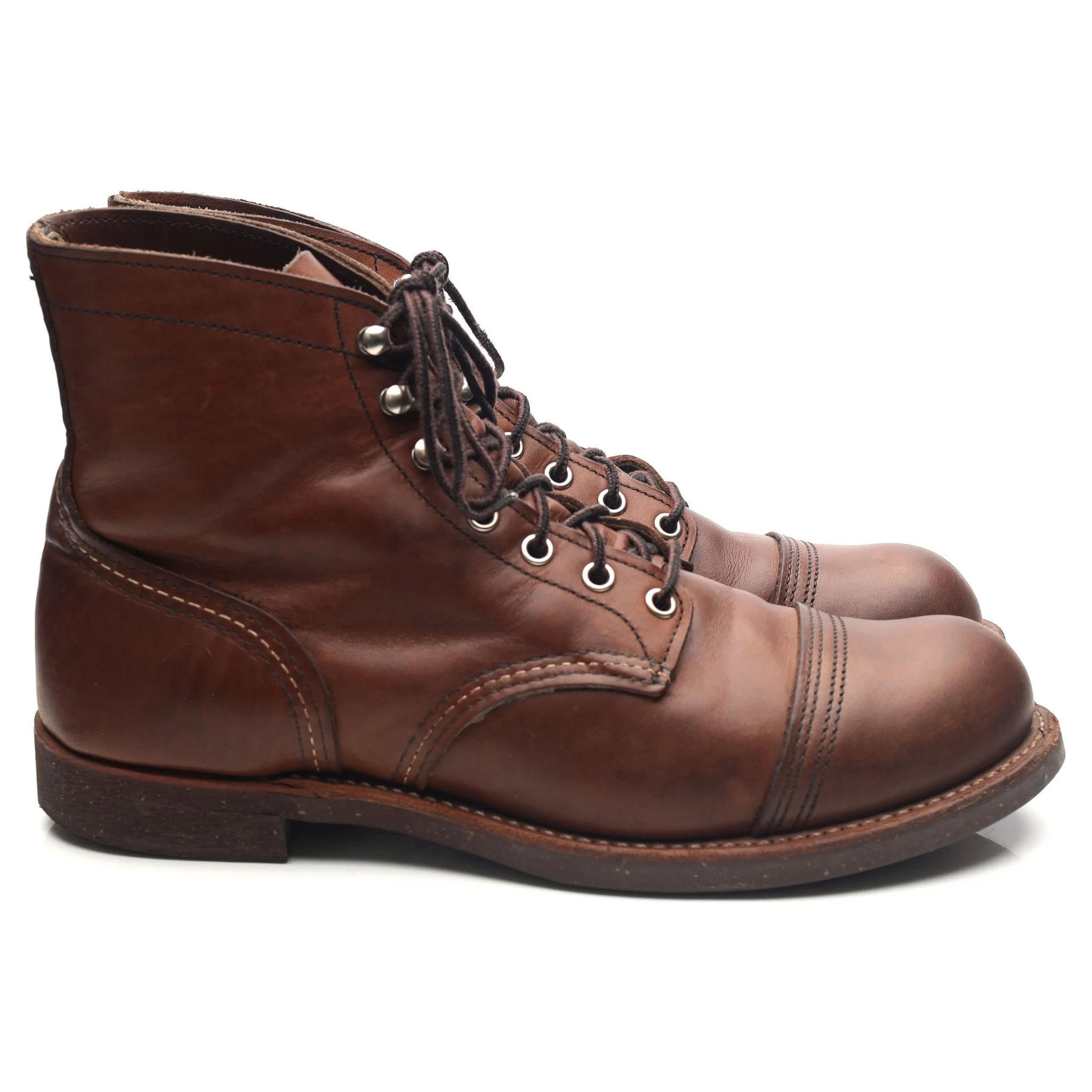 '8111' Brown Leather Iron Ranger Boots UK 9 US 10 - Image 6