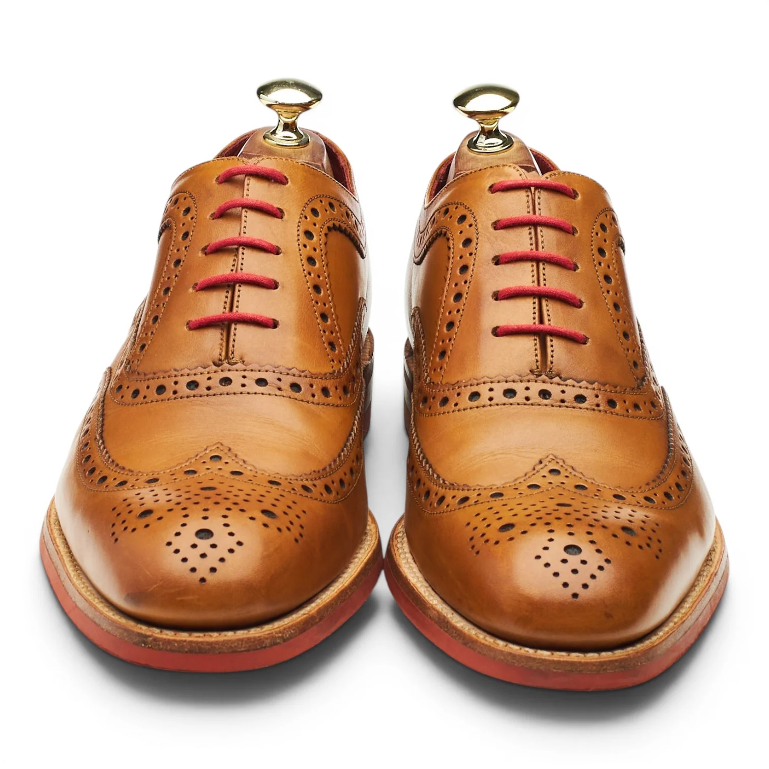 Herring 'Redbridge' Tan Brown Leather Oxford Brogues UK 7.5 F - Image 2