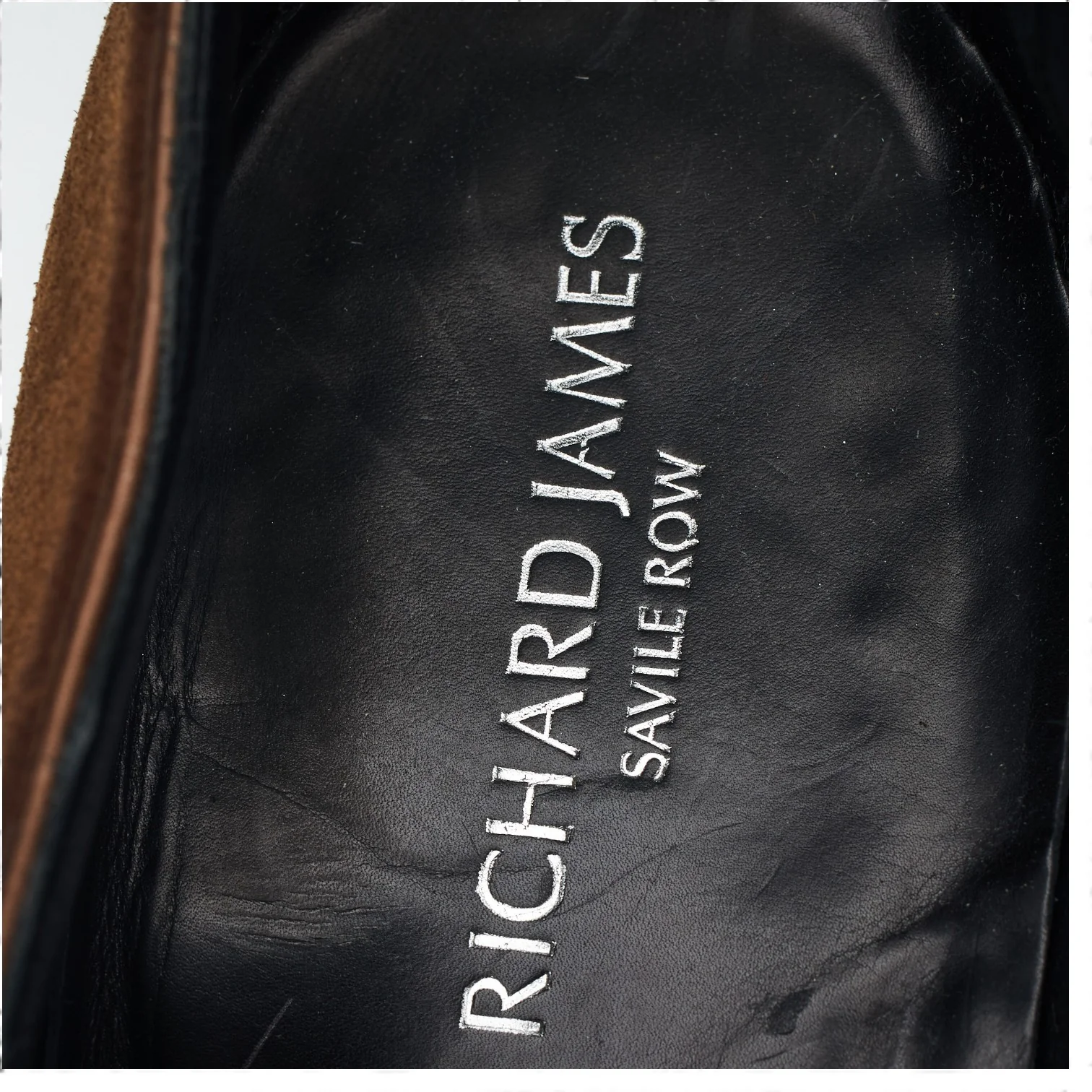 Richard James Brown Suede Loafers UK 7 E - Image 6