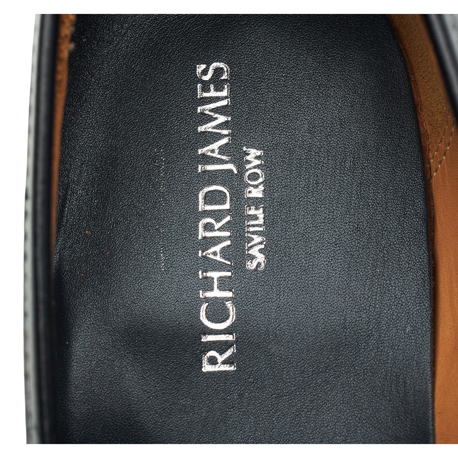Richard James 'Walton' Black Leather Loafers UK 10.5 E - Image 6