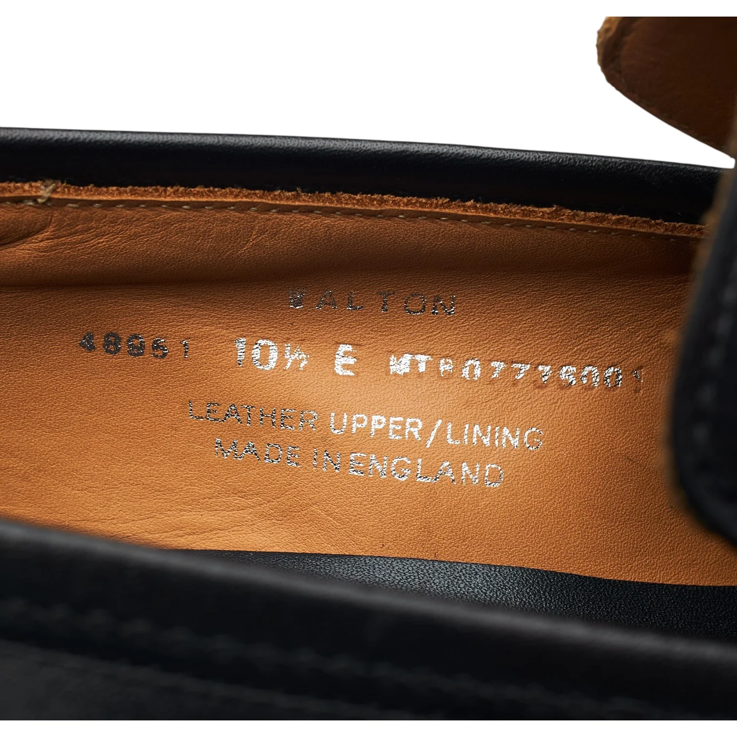 Richard James 'Walton' Black Leather Loafers UK 10.5 E - Image 7