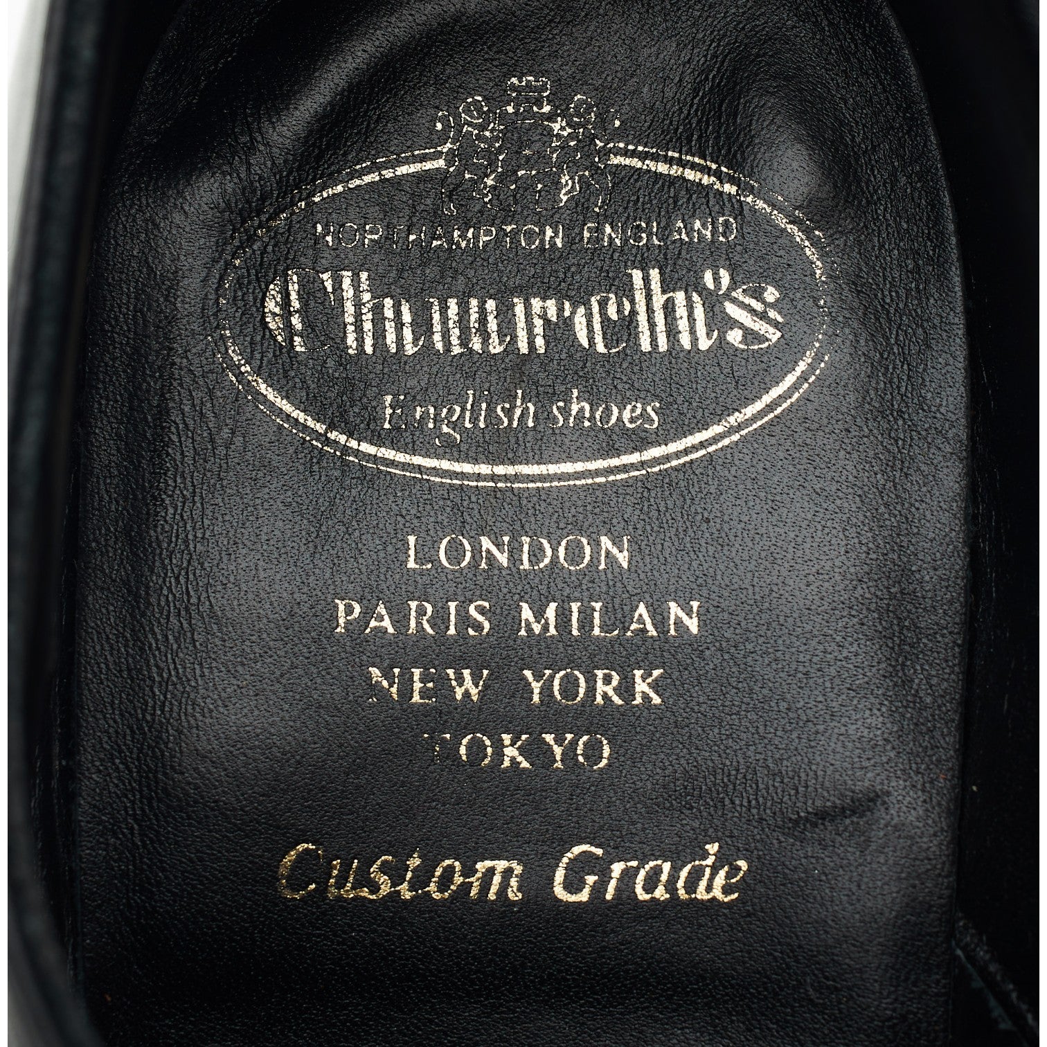 'Riches' Black Leather Derby UK 8.5 G - Image 6