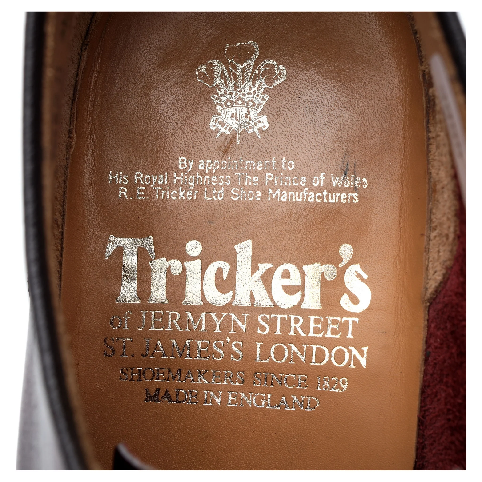 'Robert' Burgundy Museum Leather Derby UK 10 - Image 12