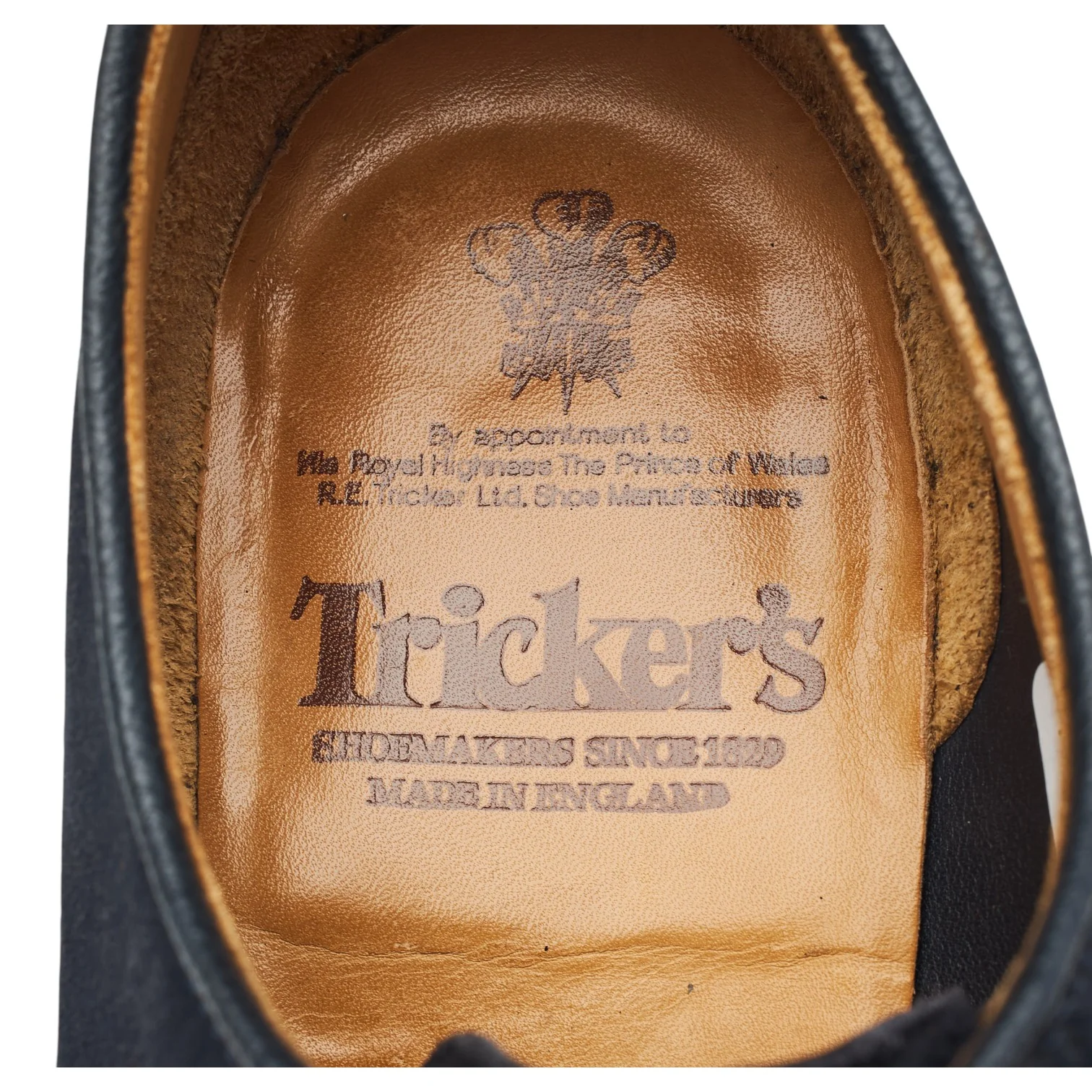 'Robert' Navy Blue Suede Derby UK 8.5 - Image 6