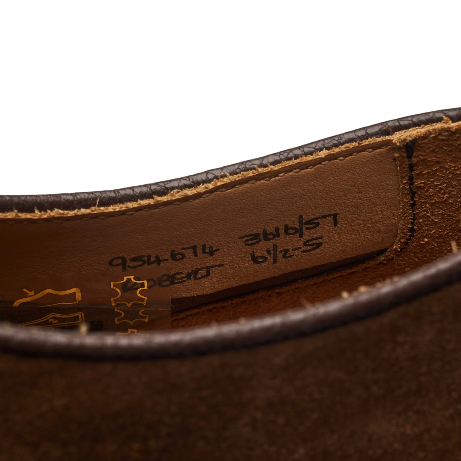 'Robert' Snuff Brown Suede Derby UK 6.5 - Image 7