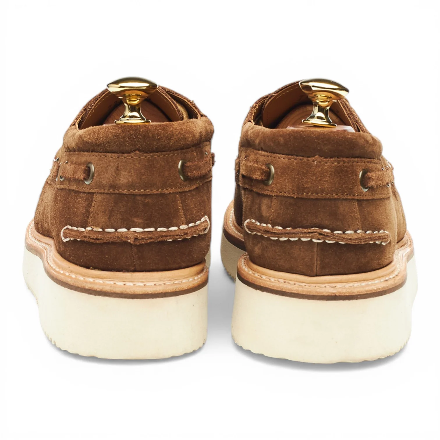 'Rockland' Snuff Brown Suede Boat Shoes UK 7 - Image 4