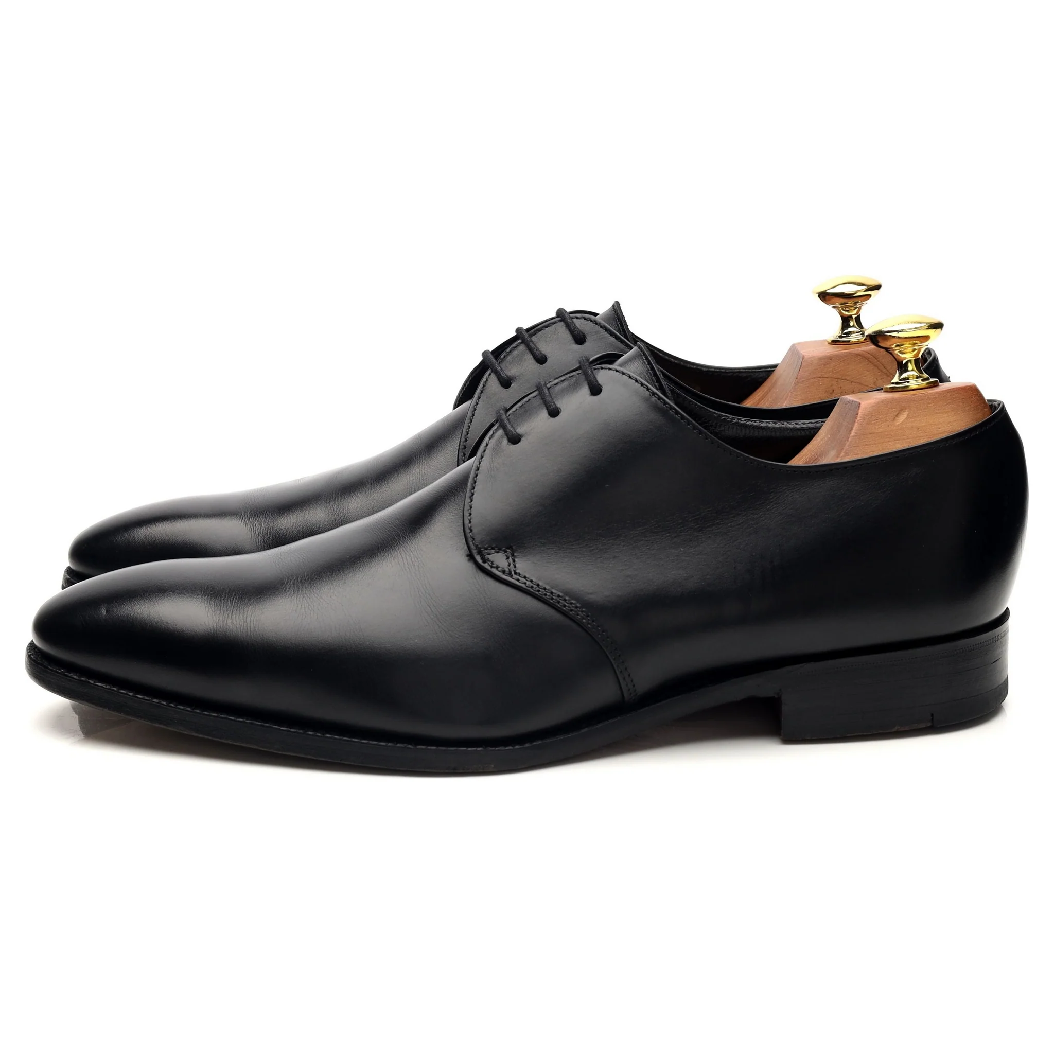 'Romsey' Black Leather Derby UK 8 F - Image 3