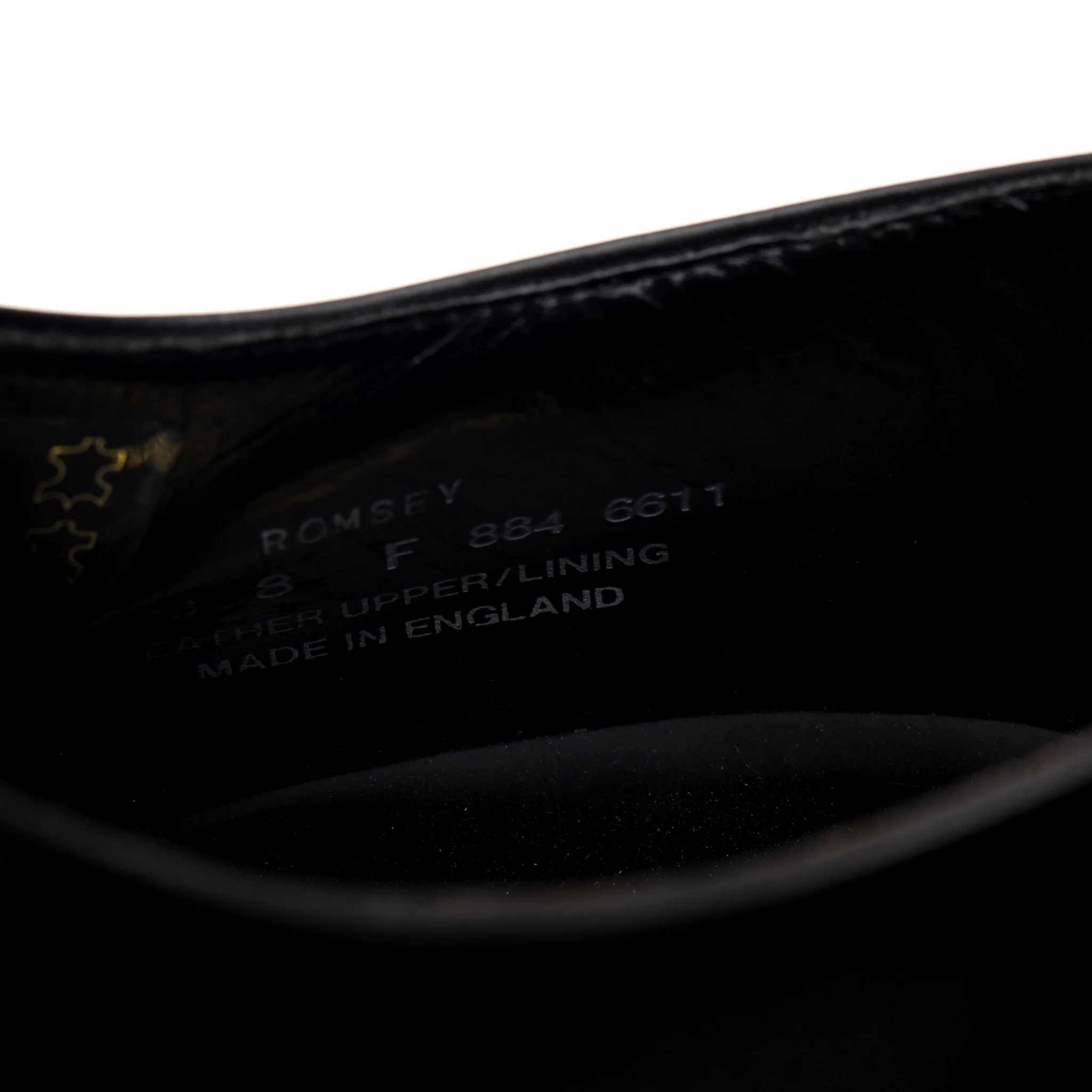 'Romsey' Black Leather Derby UK 8 F - Image 7