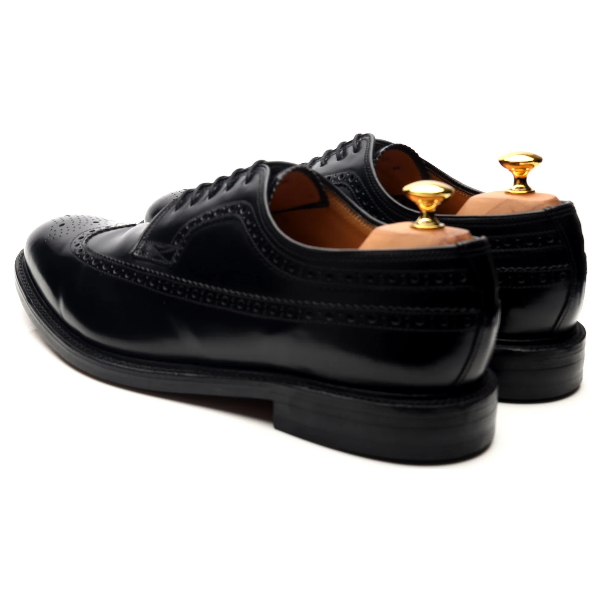 'Royal Brogue' Black Leather Derby UK 12 - Image 3