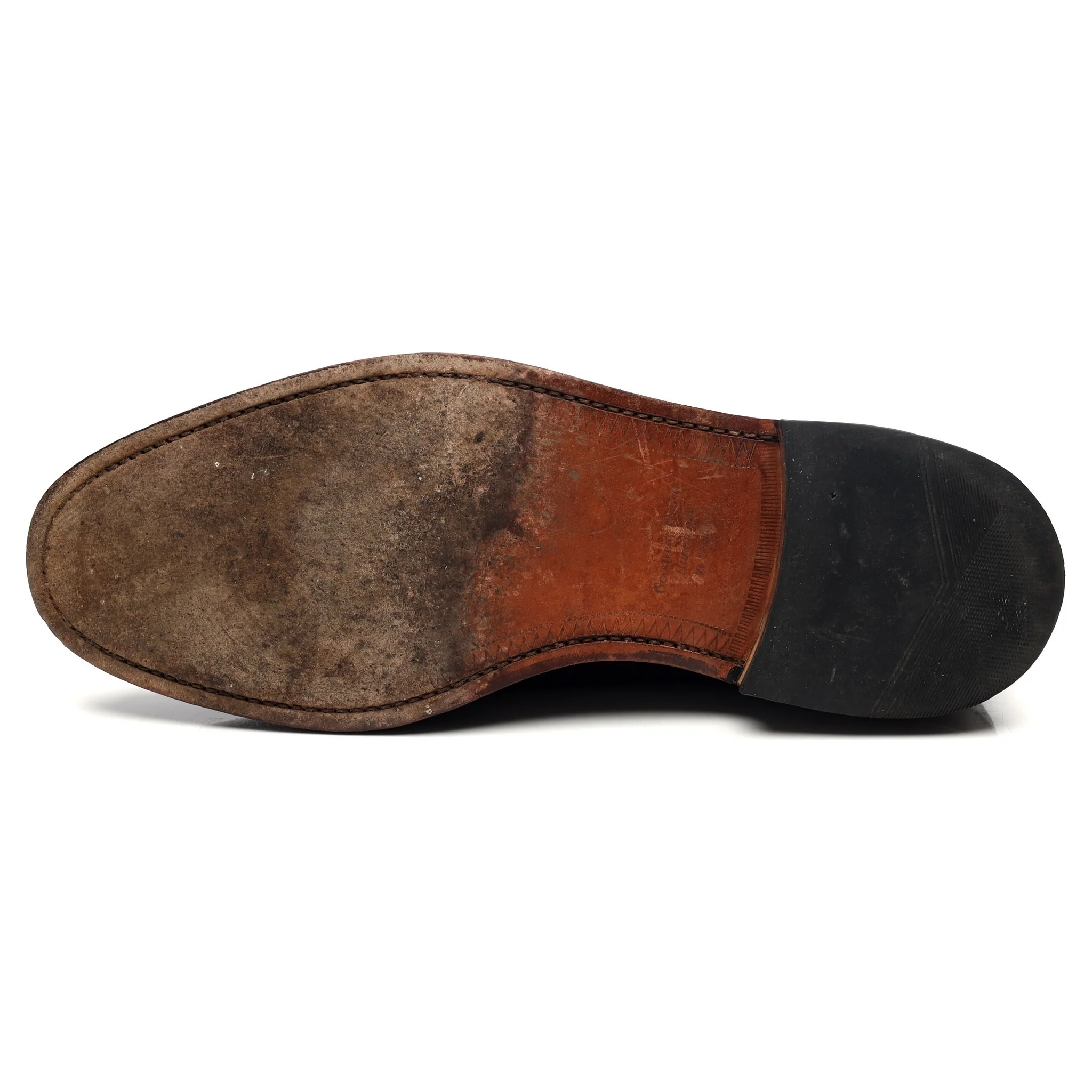 'Royal Brogues' Burgundy Leather Derby Brogues UK 11 - Image 10