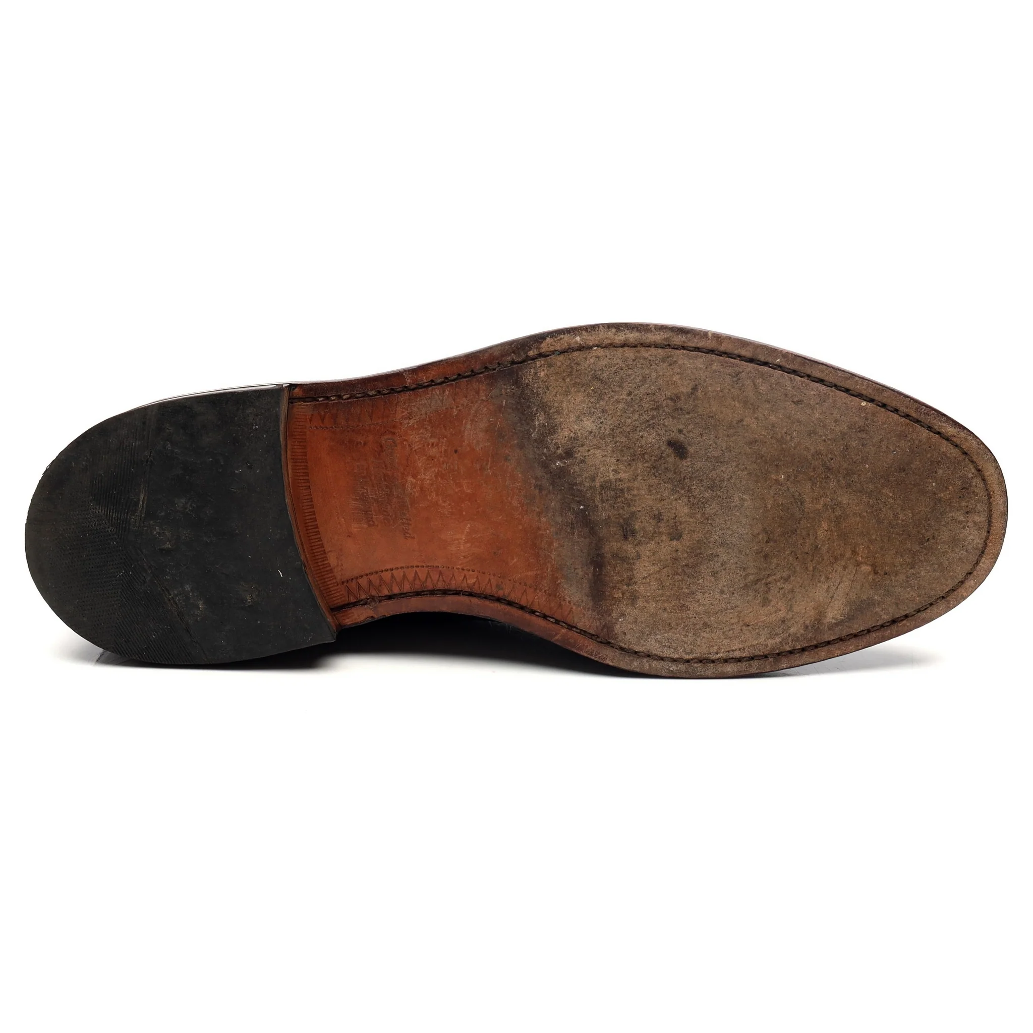 'Royal Brogues' Burgundy Leather Derby Brogues UK 11 - Image 11