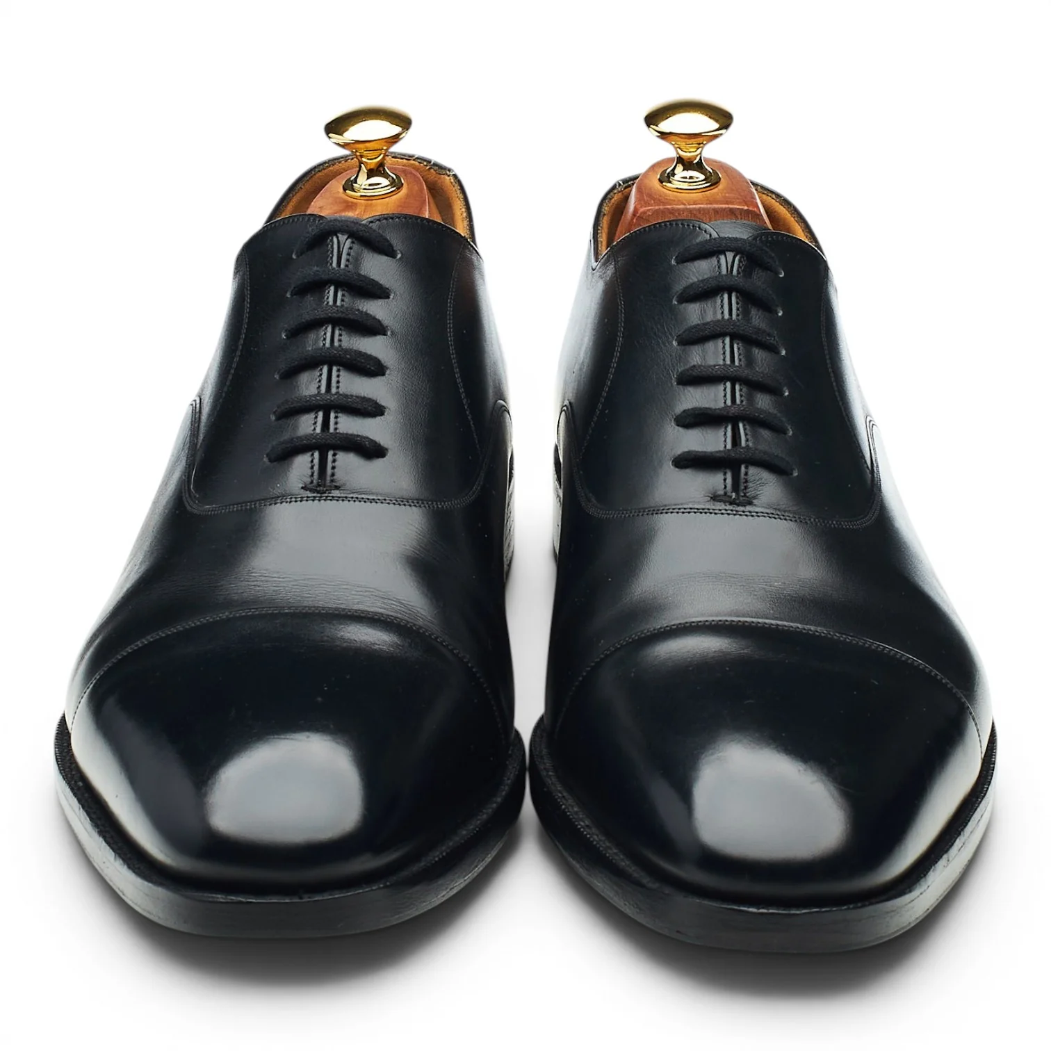Royal Collection 'Henry' Black Leather Oxford UK 10.5 F - Image 2