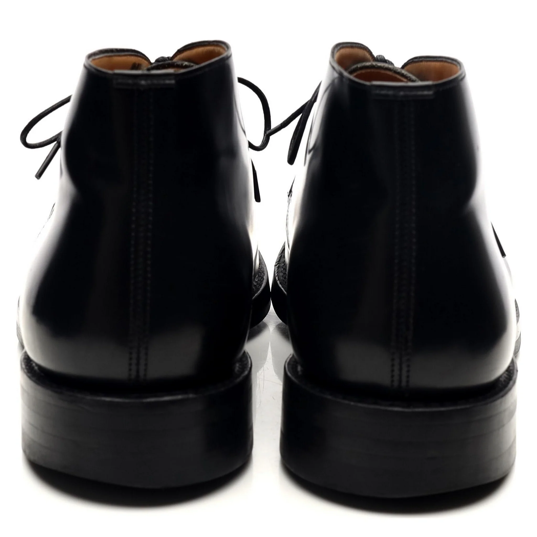 'Ryder 3' Black Leather Chukka Boots UK 9 G - Image 4