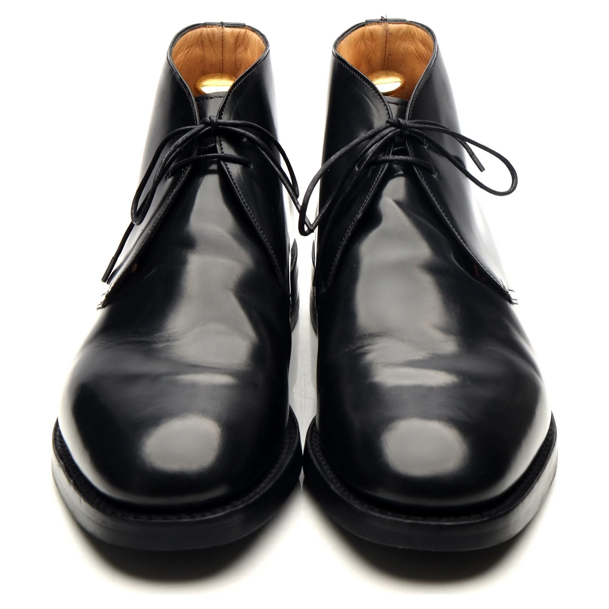 'Ryder 3' Black Leather Chukka Boots UK 9 G - Image 9