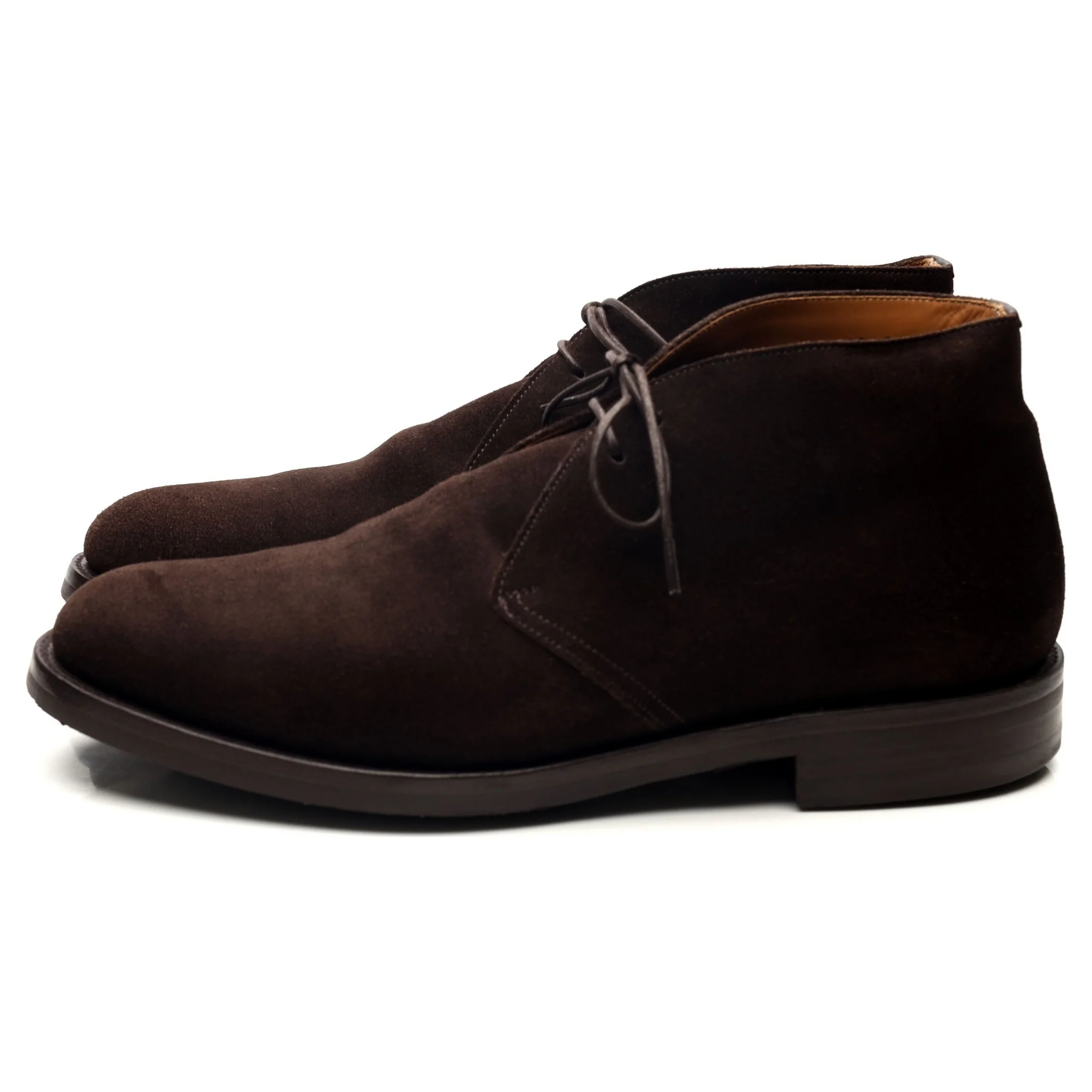 'Ryder 3' Dark Brown Suede Chukka Boots UK 9 F - Image 2