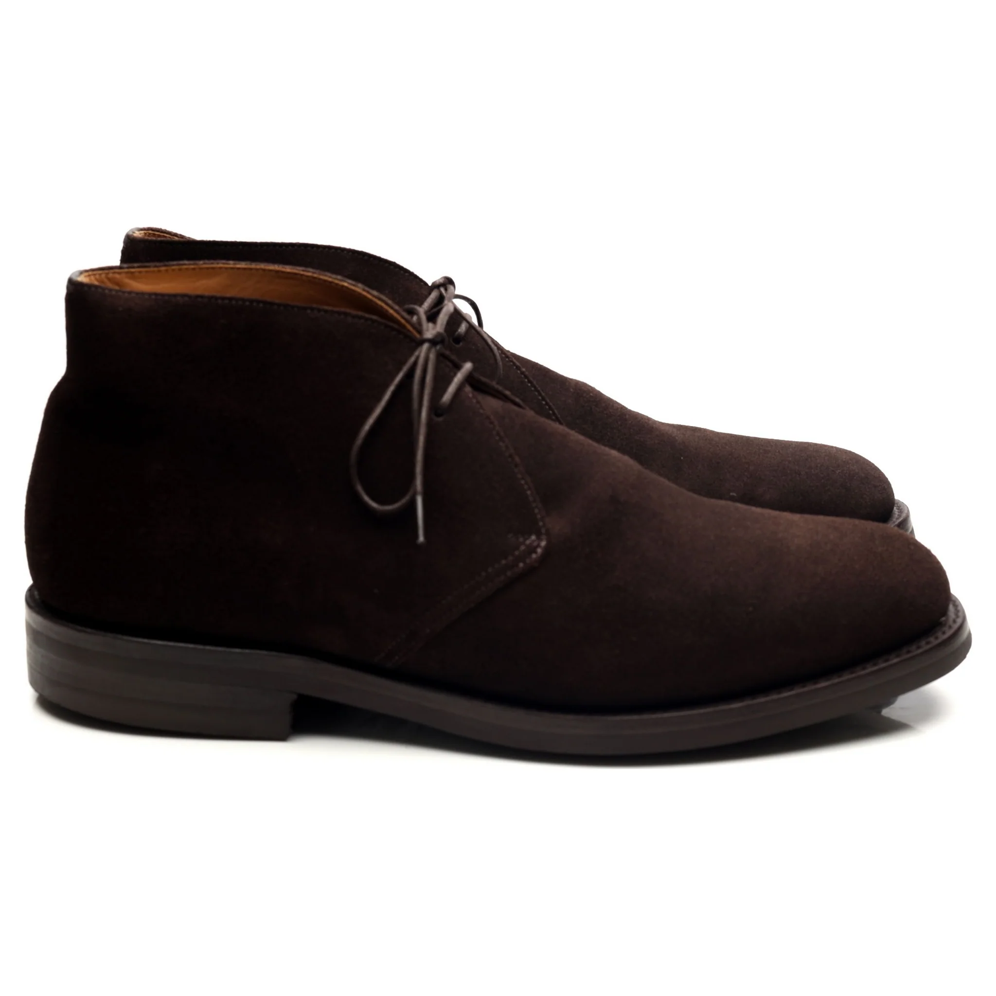 'Ryder 3' Dark Brown Suede Chukka Boots UK 9 F - Image 6