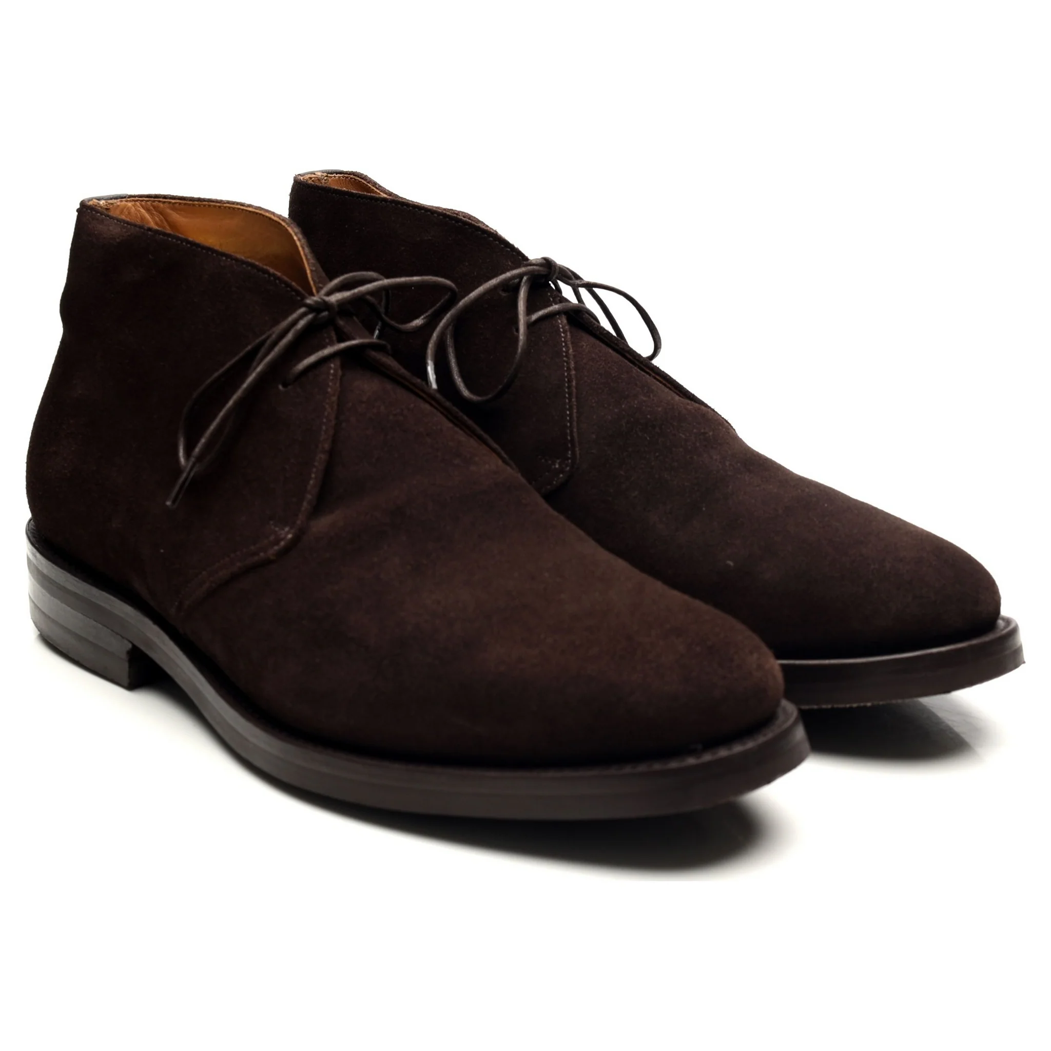 'Ryder 3' Dark Brown Suede Chukka Boots UK 9 F - Image 7