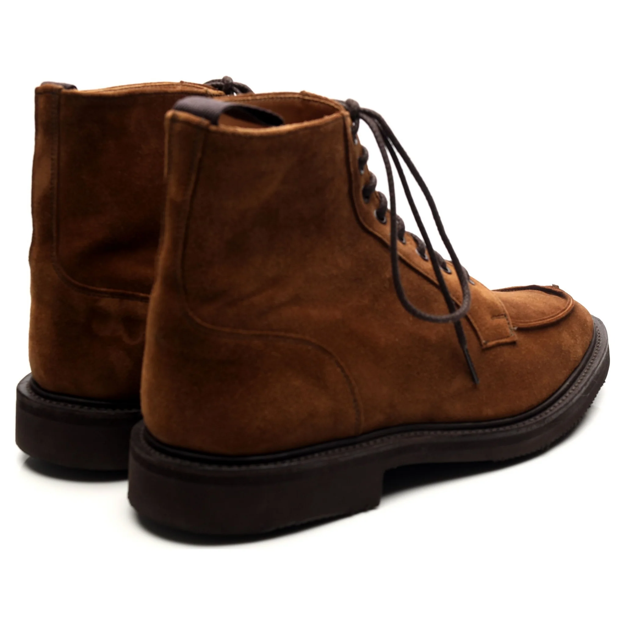 'Lawrence' Brown Suede Split Toe Boots UK 9 - Image 5