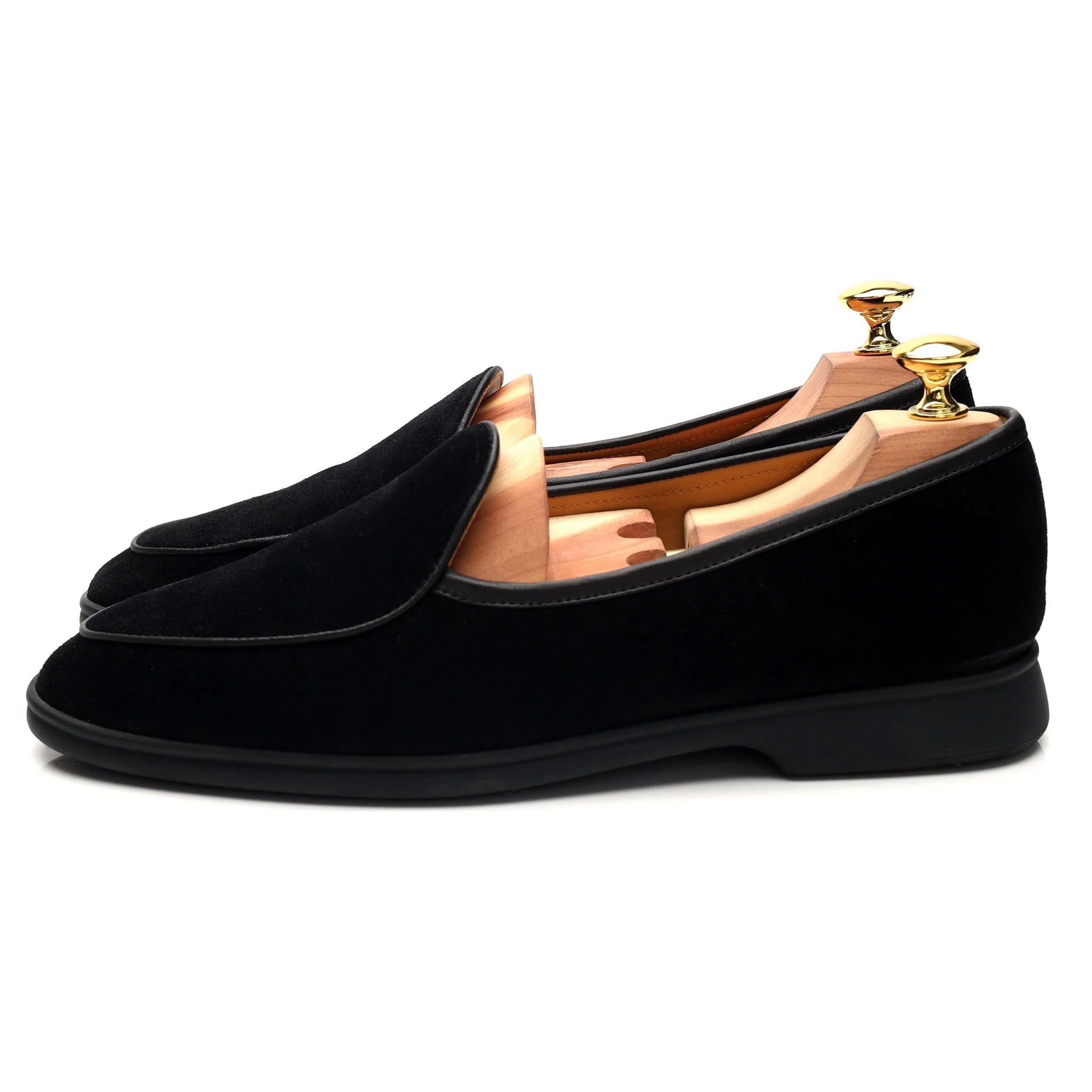 'Sagan Stride' Black Suede Slip On Loafers UK 6 / UK 6.5 - Image 3