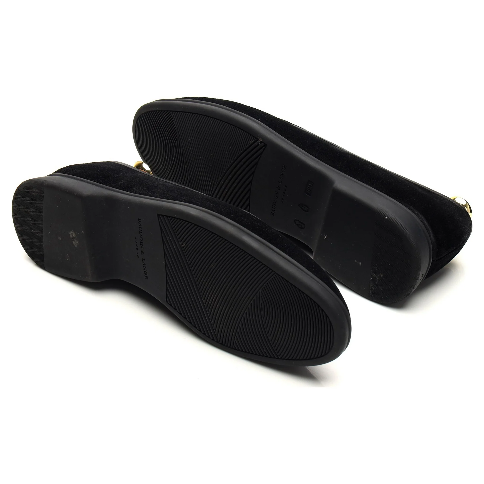 'Sagan Stride' Black Suede Slip On Loafers UK 6 / UK 6.5 - Image 5